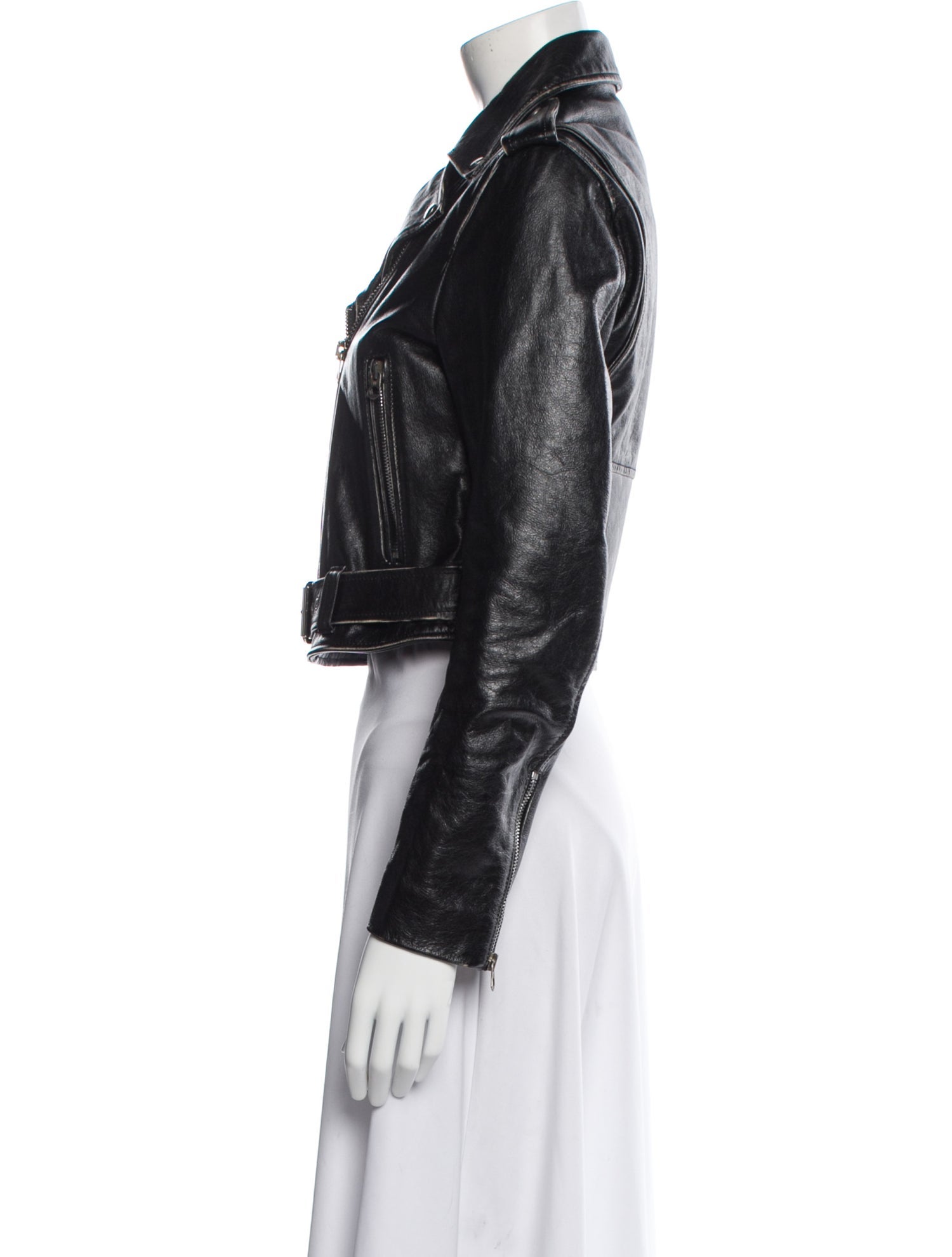 RE/DONE Leather Biker Jacket