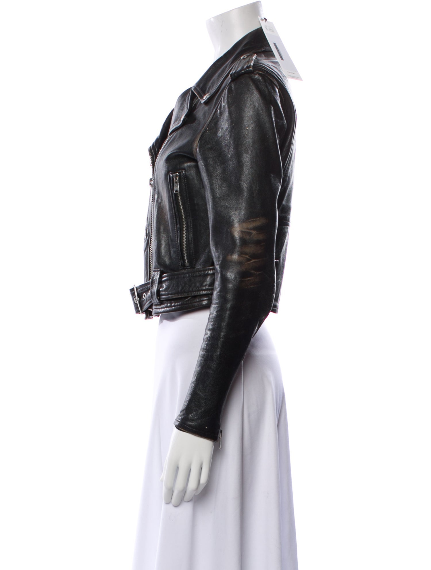 RE/DONE Leather Biker Jacket