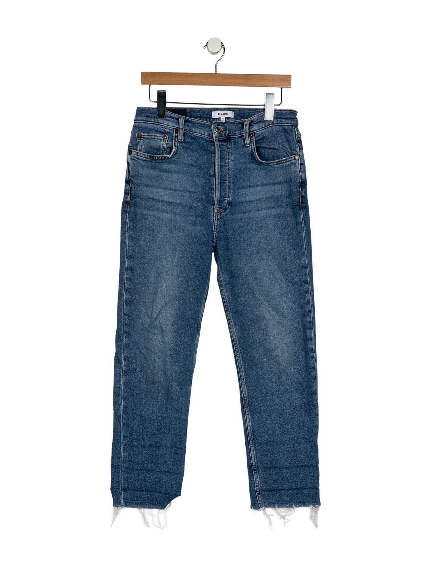 RE/DONE Mid-Rise Straight Leg Jeans