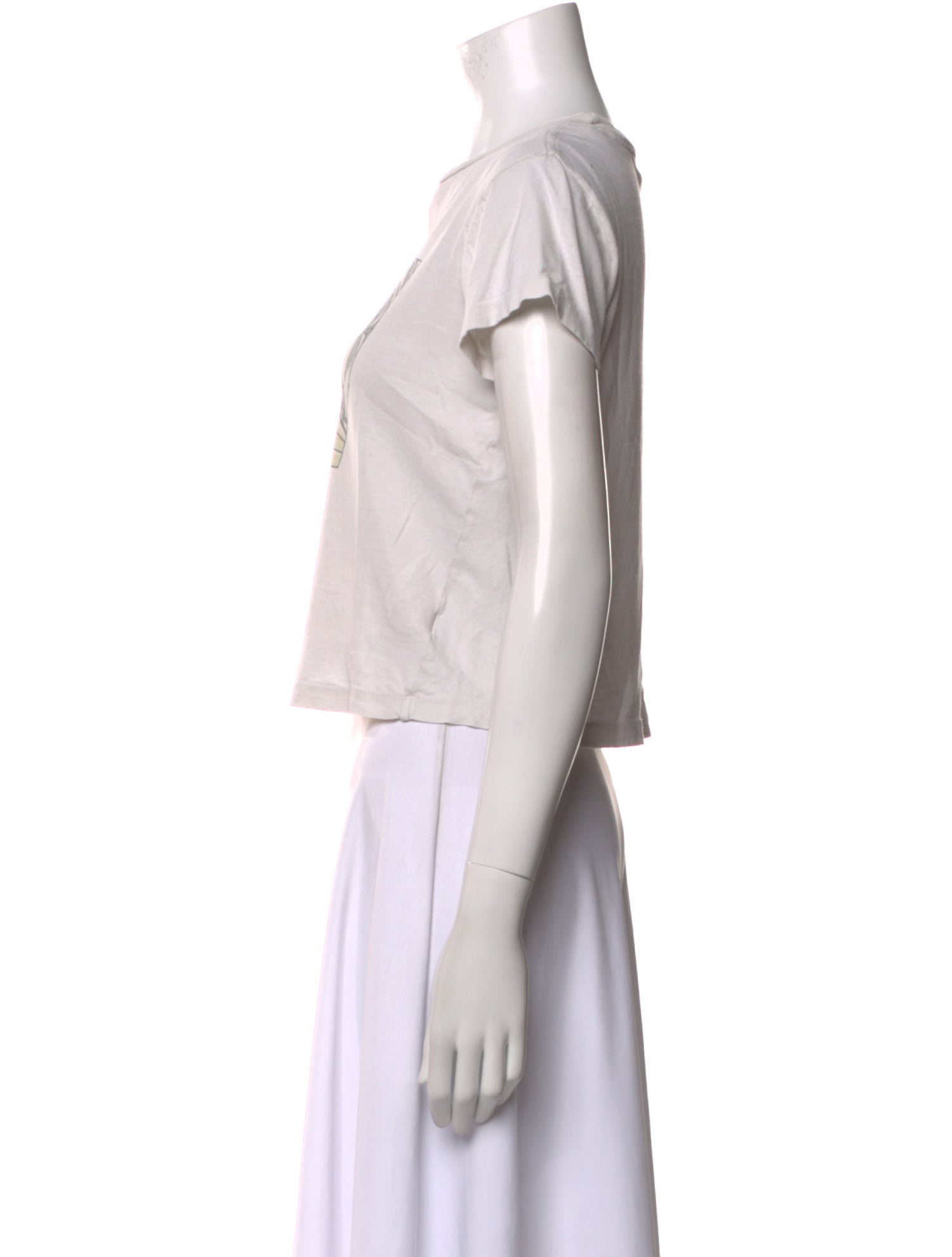 RE/DONE Graphic Print Crew Neck T-Shirt