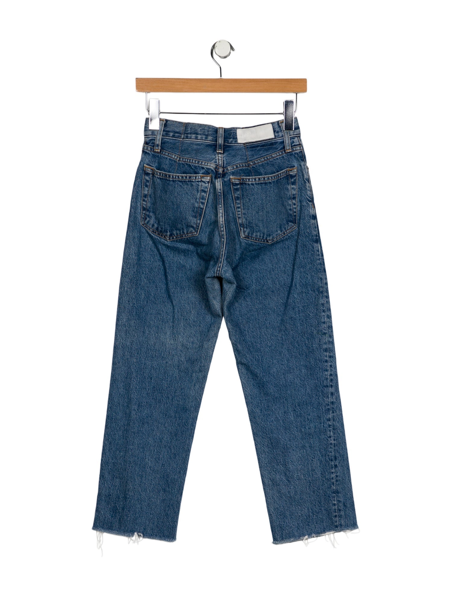 RE/DONE Mid-Rise Straight Leg Jeans