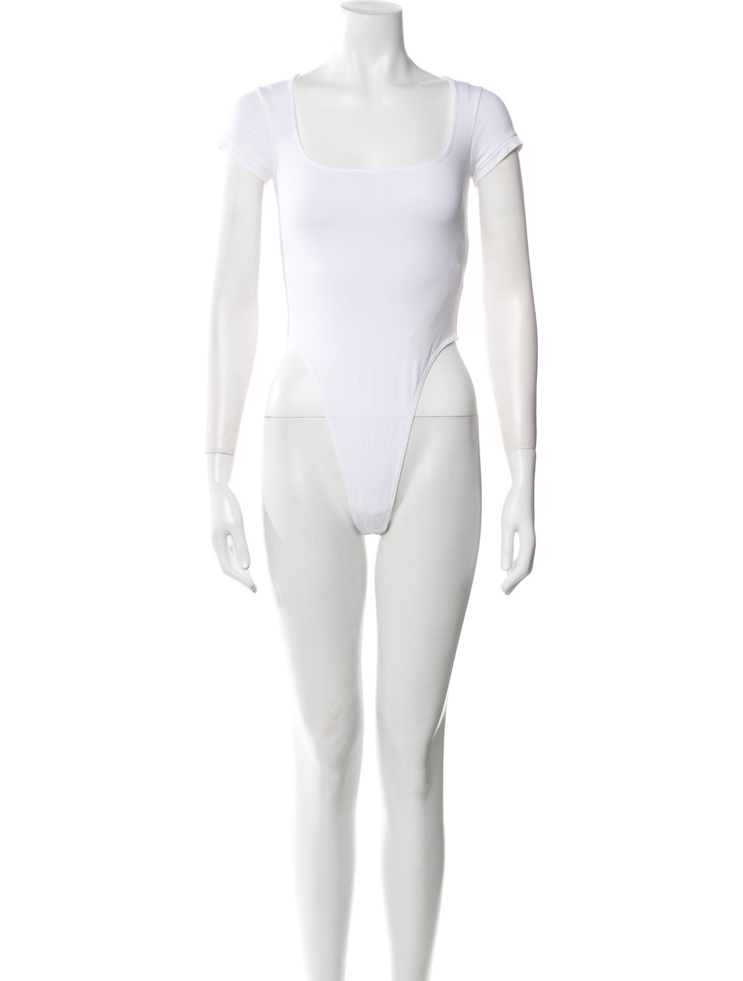 Re/Done x PAM Square Neckline Short Sleeve Bodysuit w/ Tags