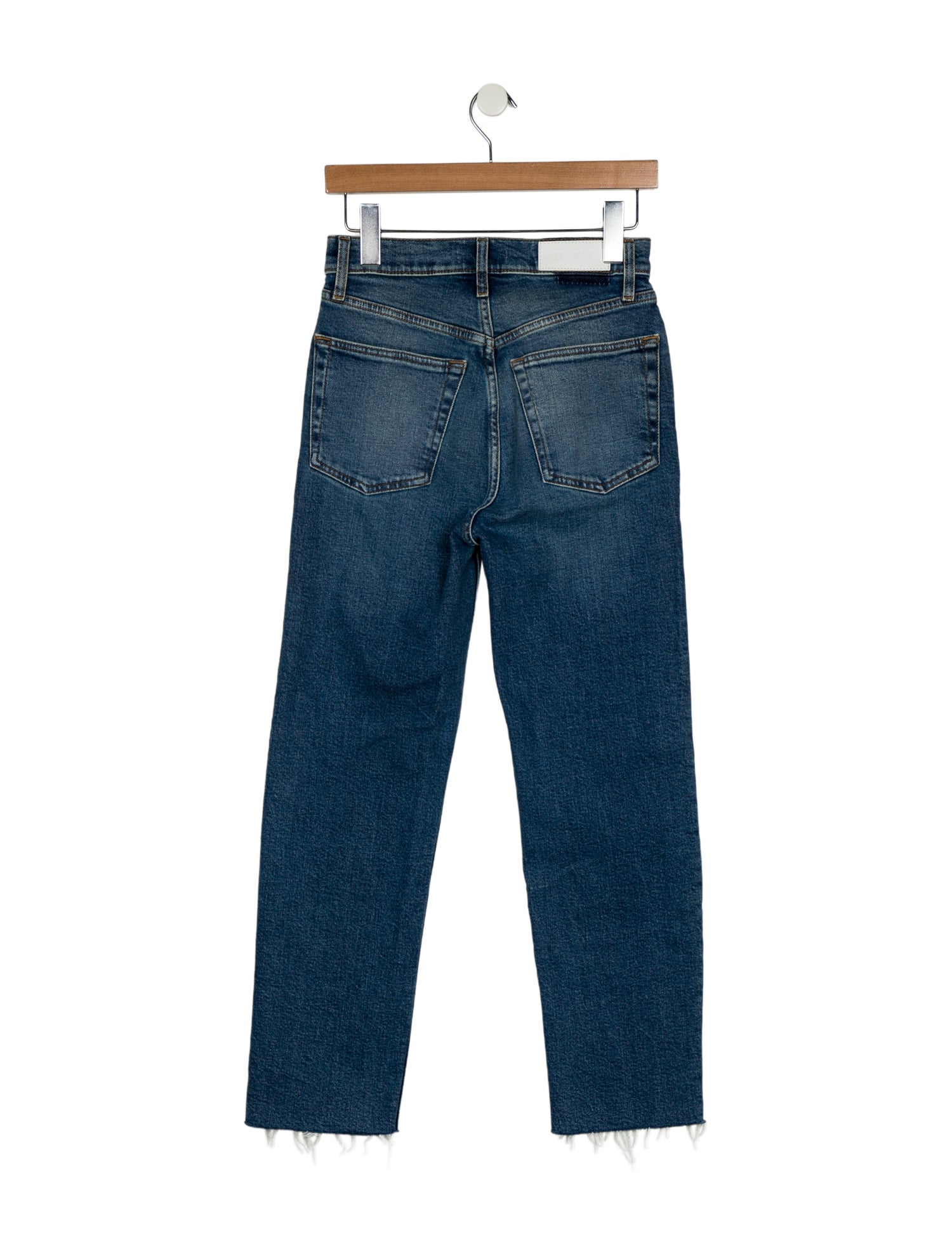 RE/DONE Mid-Rise Straight Leg Jeans