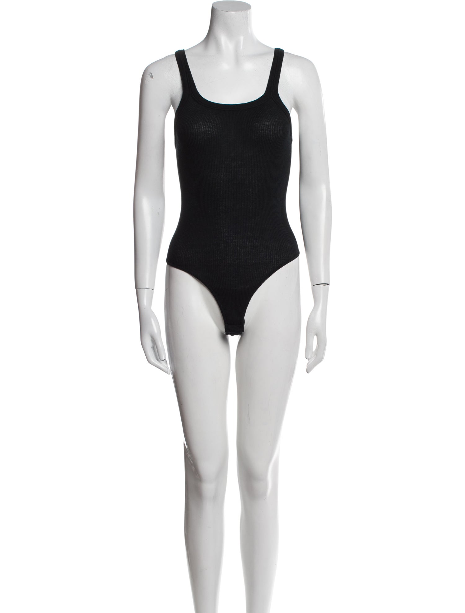 RE/DONE Square Neckline Sleeveless Bodysuit