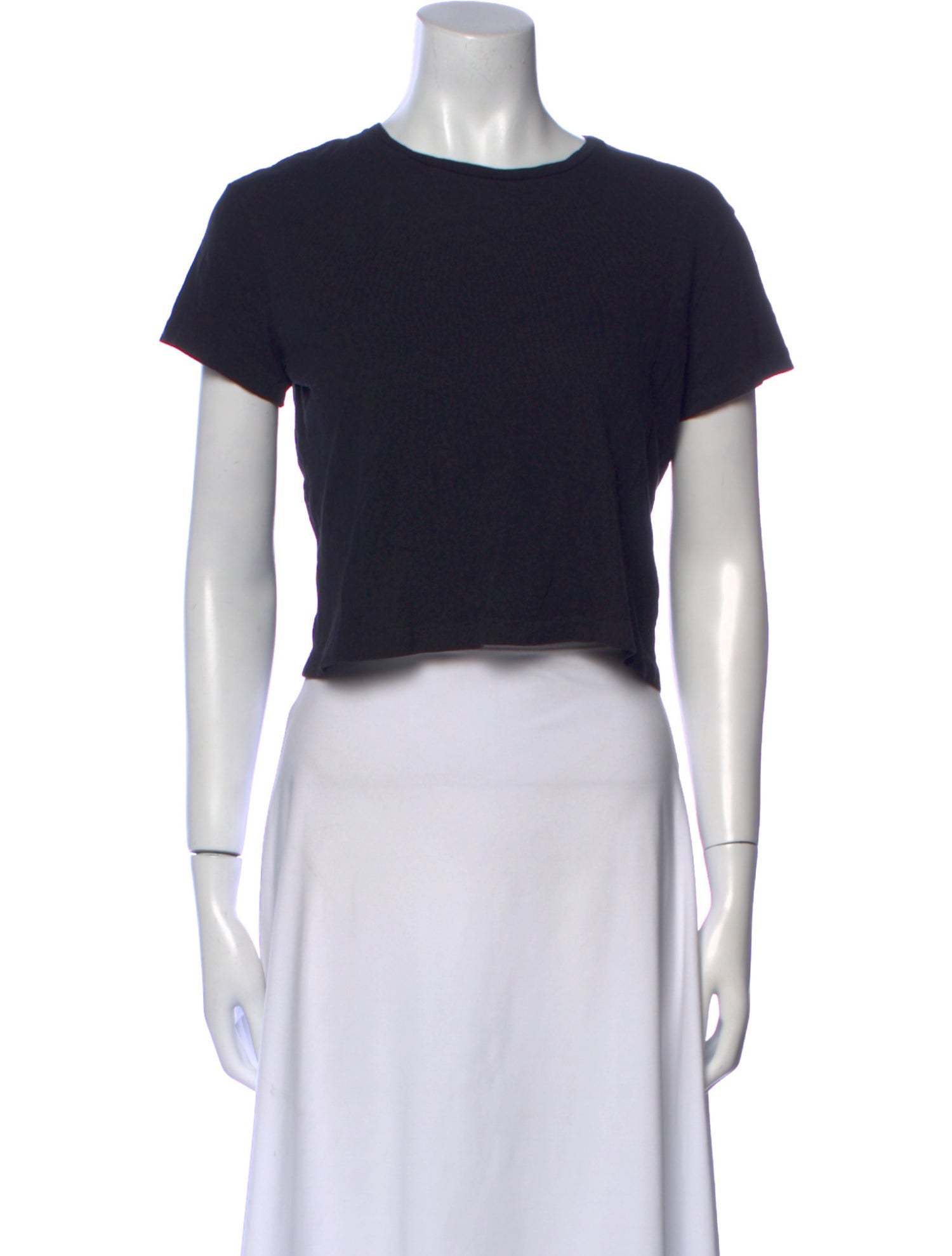 RE/DONE Crew Neck Short Sleeve Crop Top w/ Tags