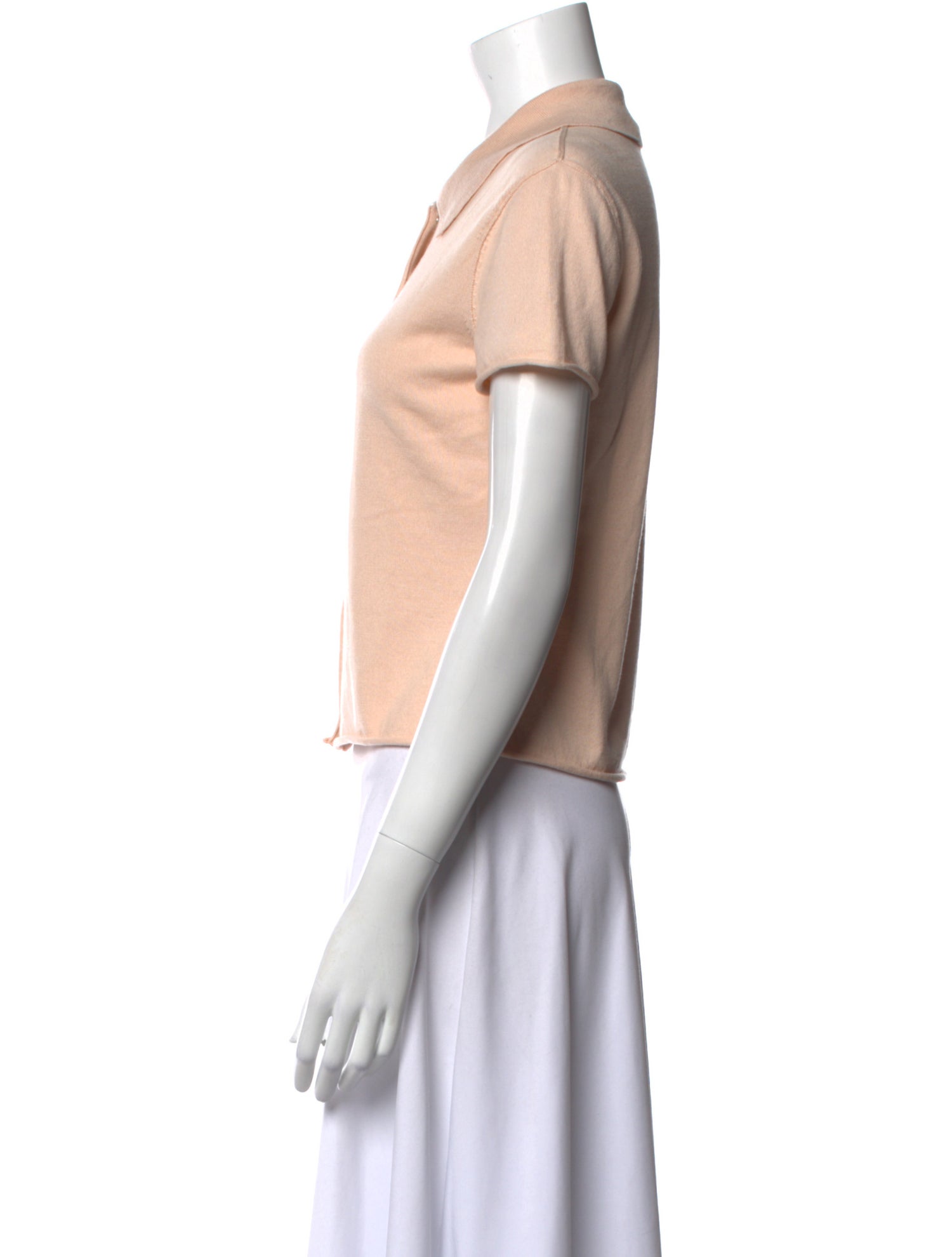 RE/DONE Short Sleeve Button-Up Top w/ Tags