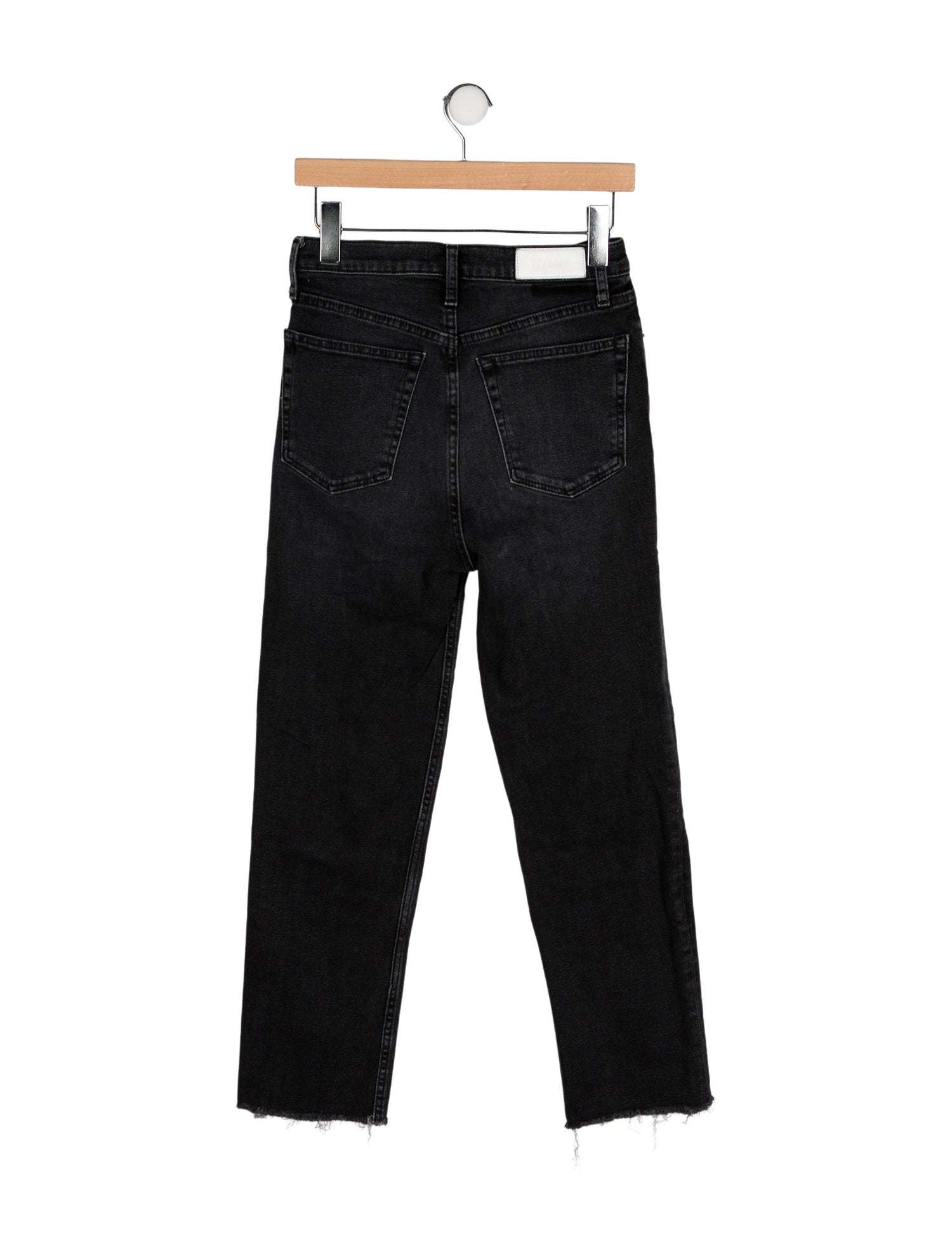 RE/DONE High-Rise Straight Leg Jeans