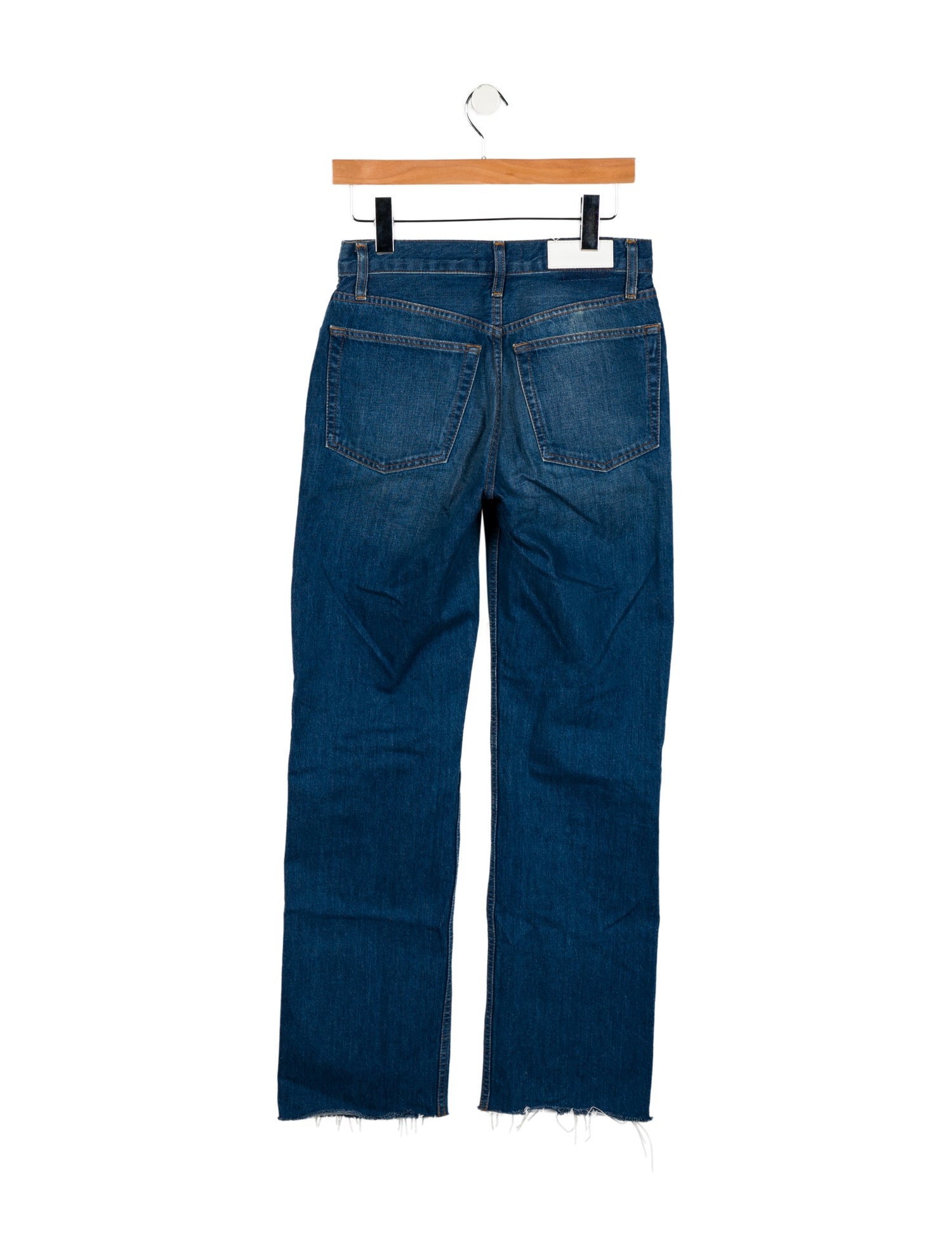 RE/DONE Mid-Rise Straight Leg Jeans