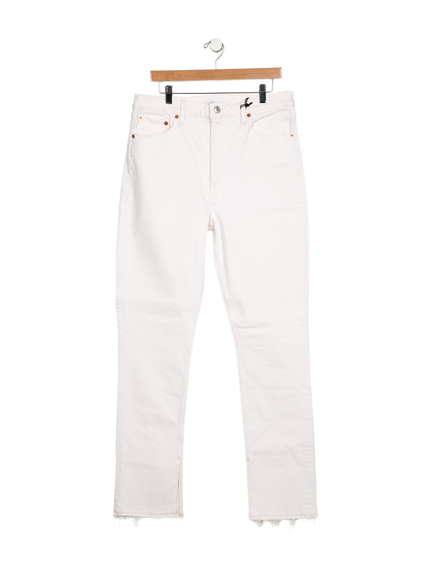 RE/DONE High-Rise Straight Leg Jeans