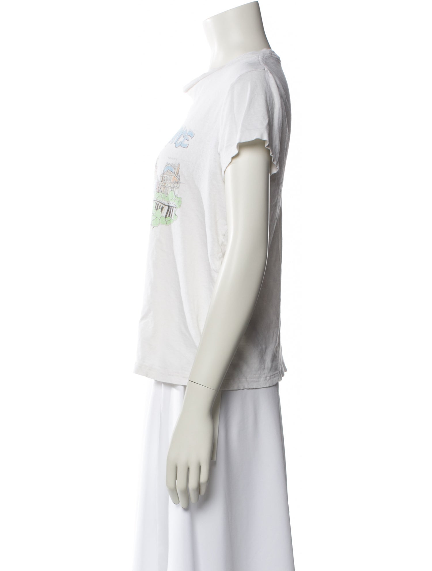 RE/DONE Graphic Print Crew Neck T-Shirt