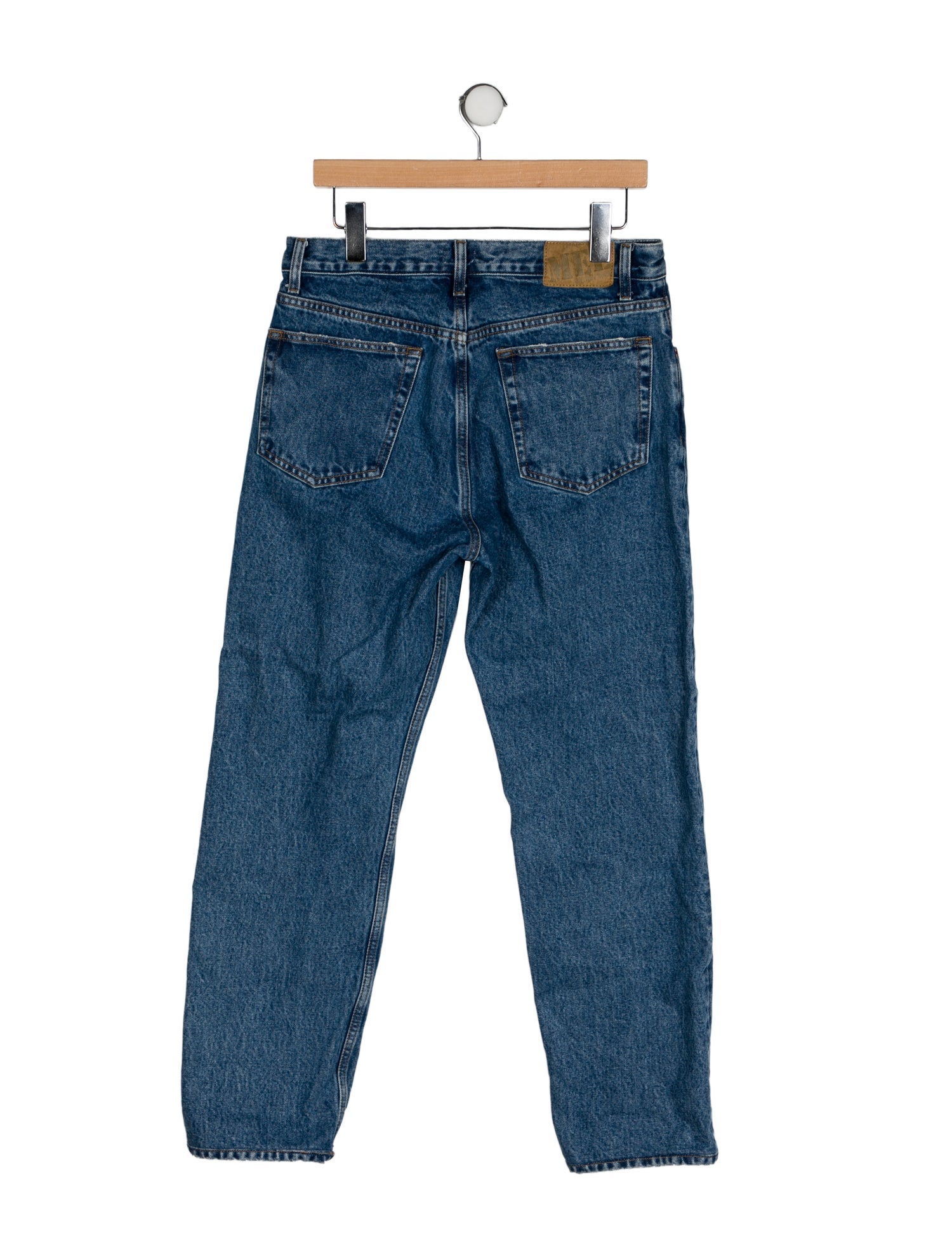 RE/DONE High-Rise Straight Leg Jeans