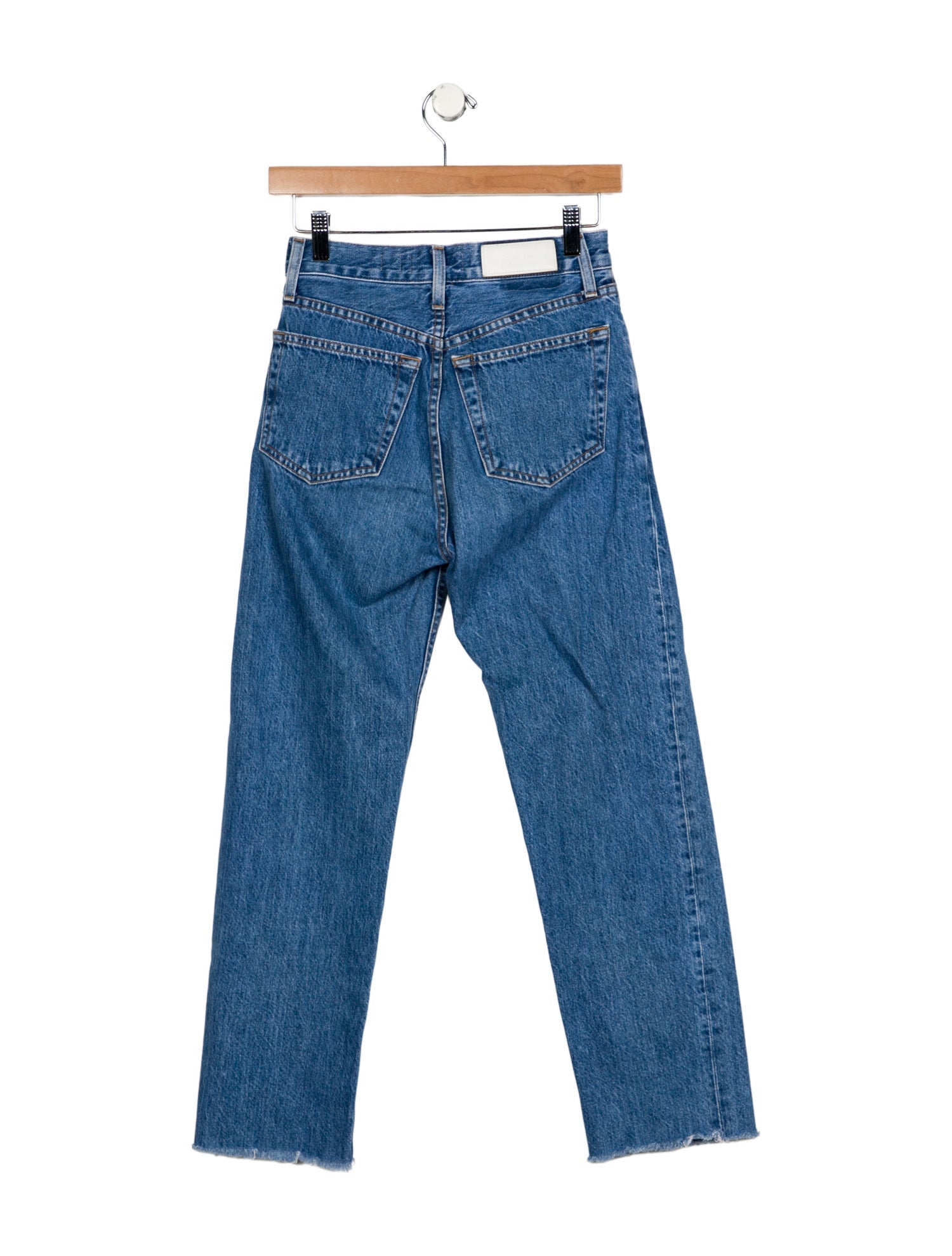 RE/DONE Mid-Rise Straight Leg Jeans