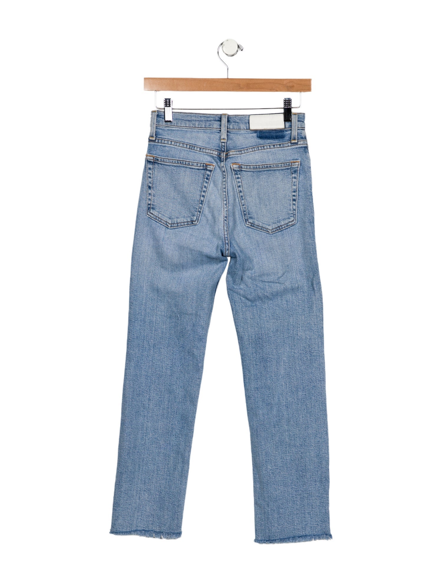 RE/DONE Mid-Rise Straight Leg Jeans