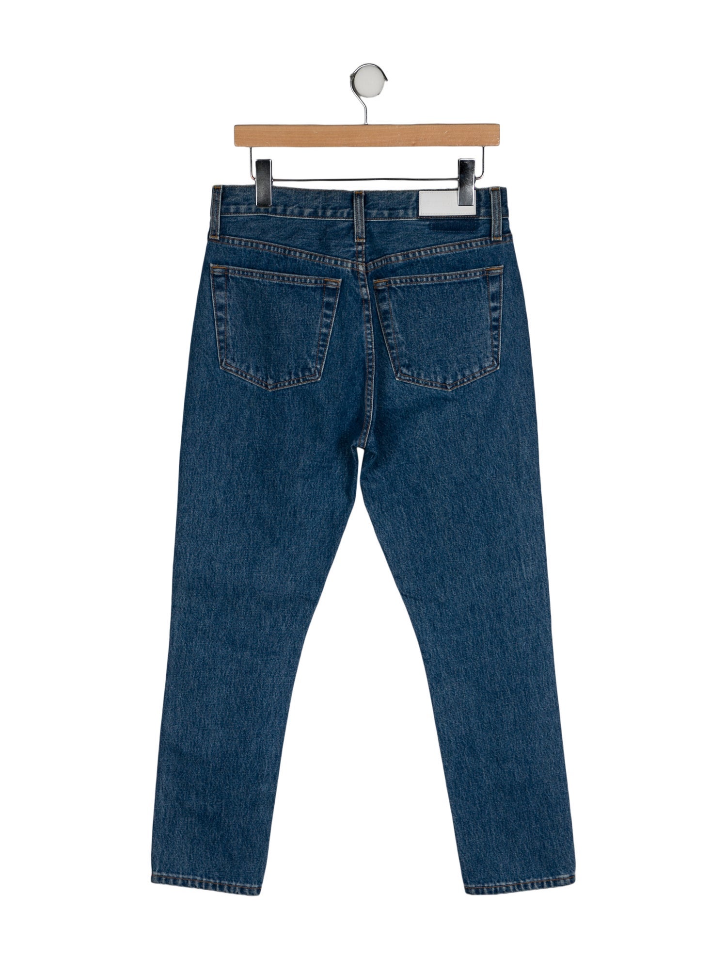 RE/DONE High-Rise Straight Leg Jeans