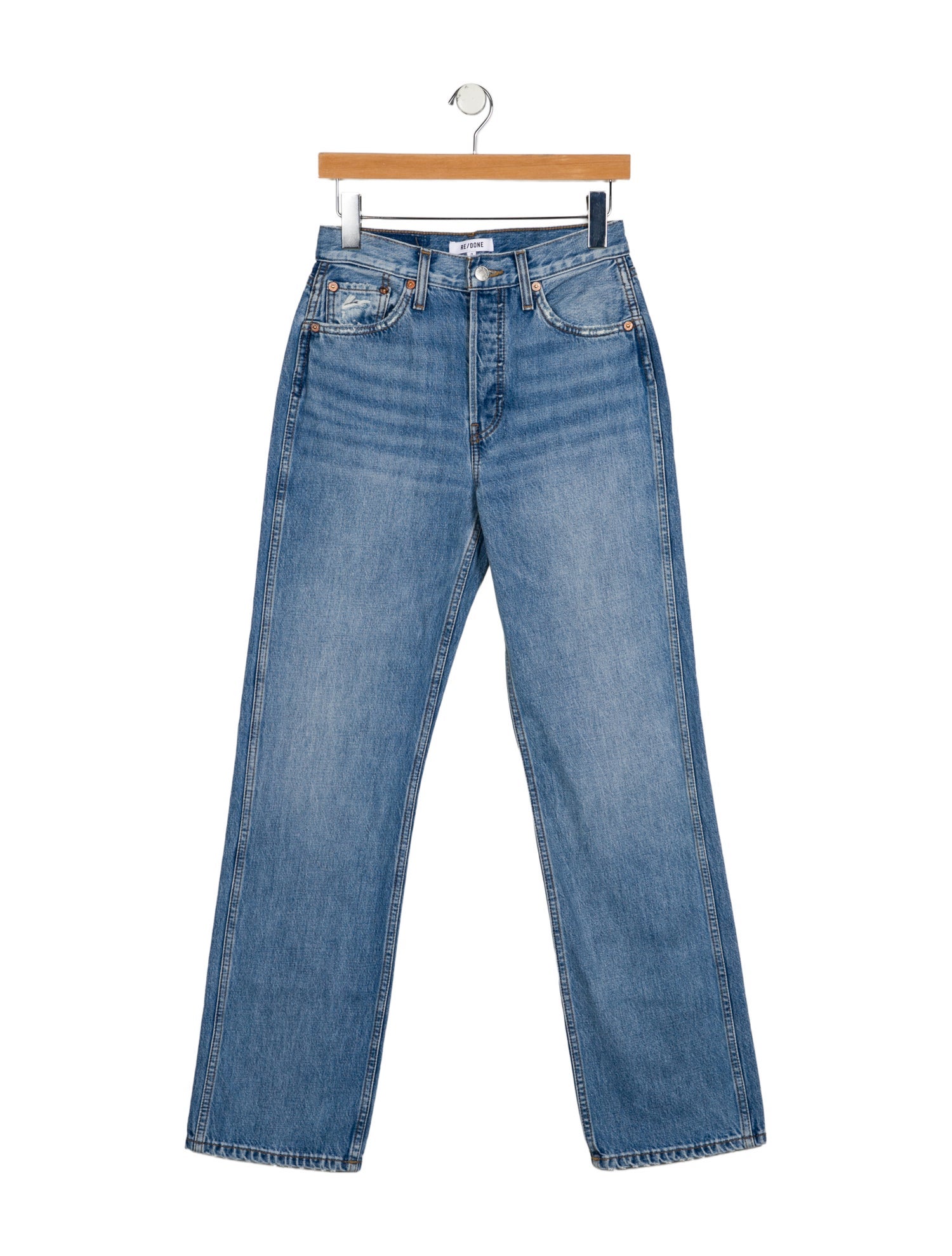 RE/DONE High-Rise Wide Leg Jeans
