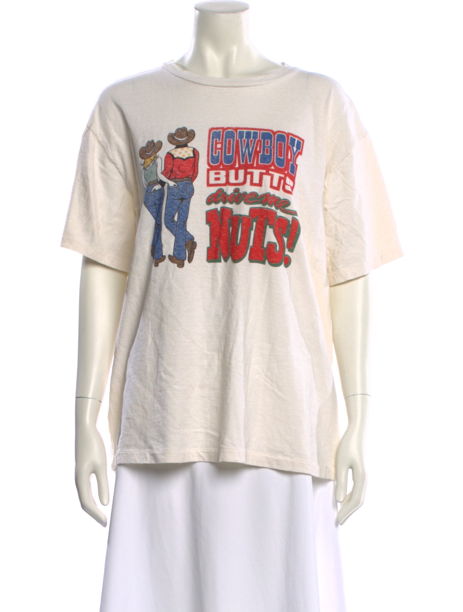 RE/DONE Graphic Print Crew Neck T-Shirt