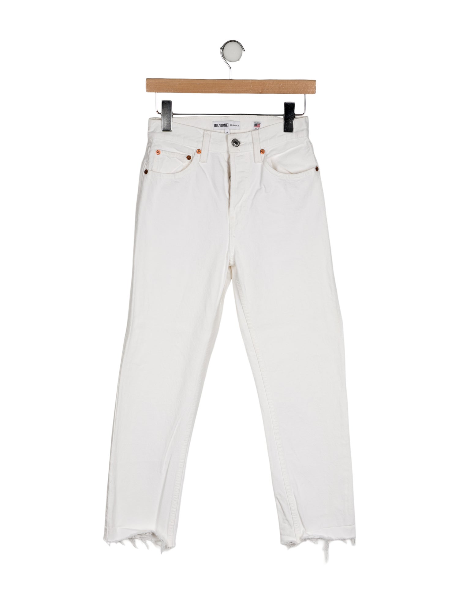 RE/DONE Mid-Rise Straight Leg Jeans