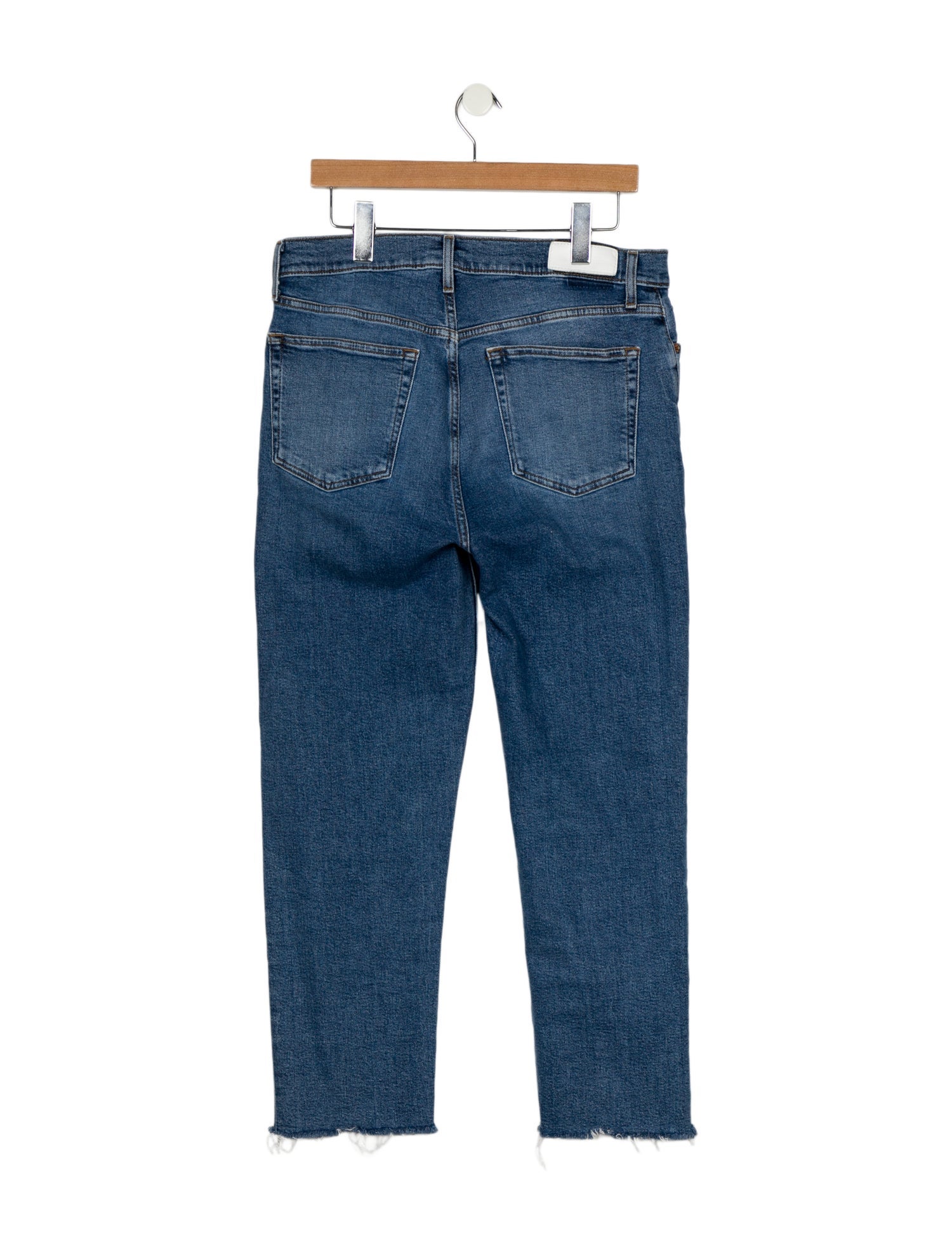 RE/DONE High-Rise Straight Leg Jeans