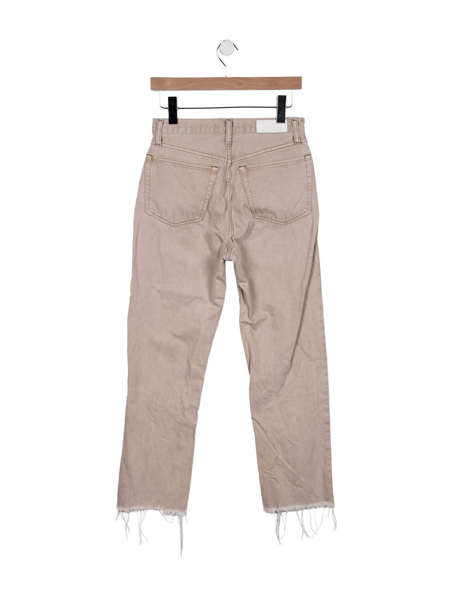 RE/DONE High-Rise Straight Leg Jeans