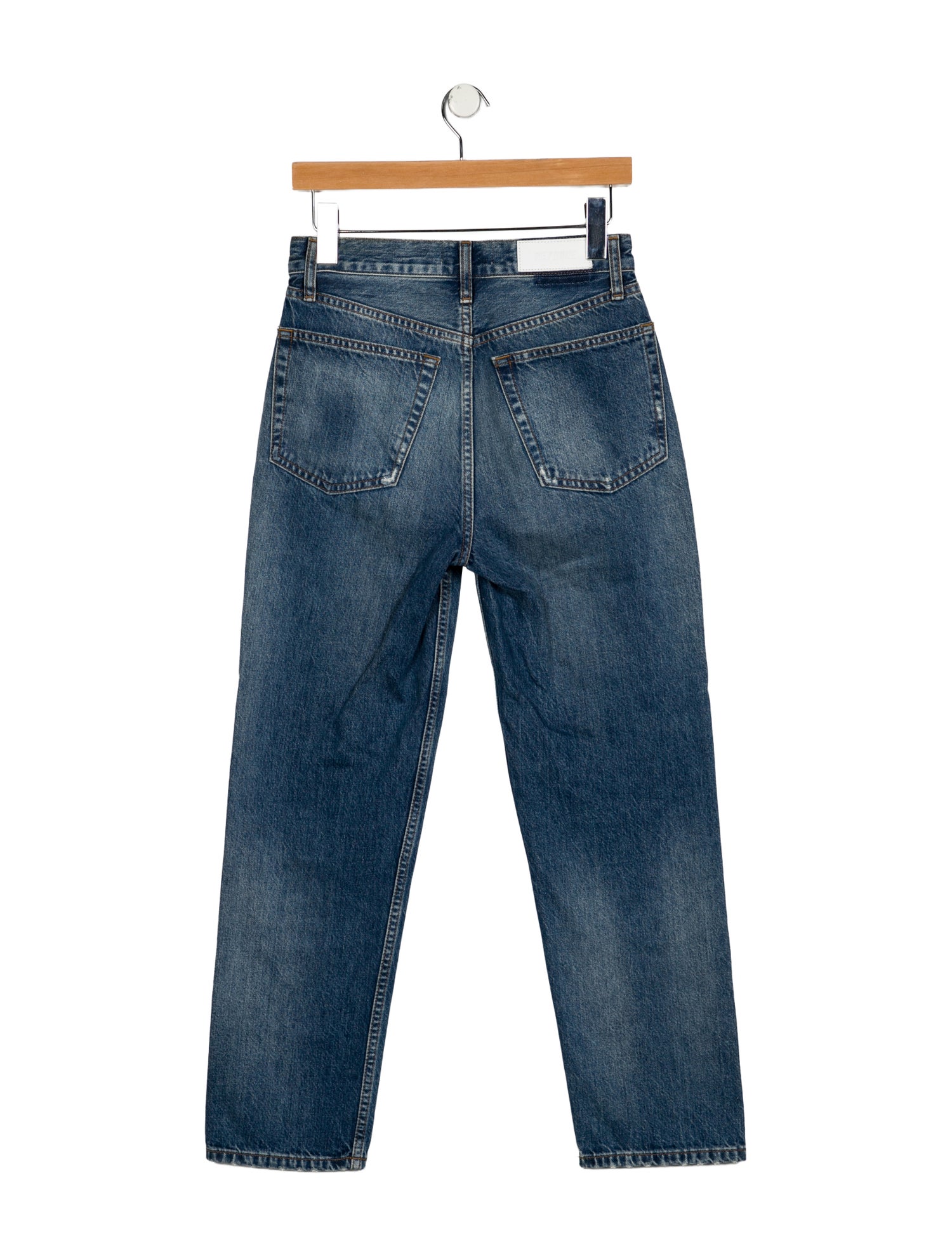 RE/DONE Mid-Rise Straight Leg Jeans