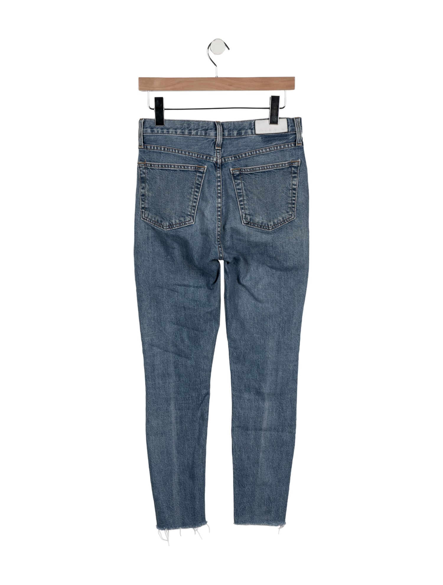 RE/DONE High-Rise Straight Leg Jeans