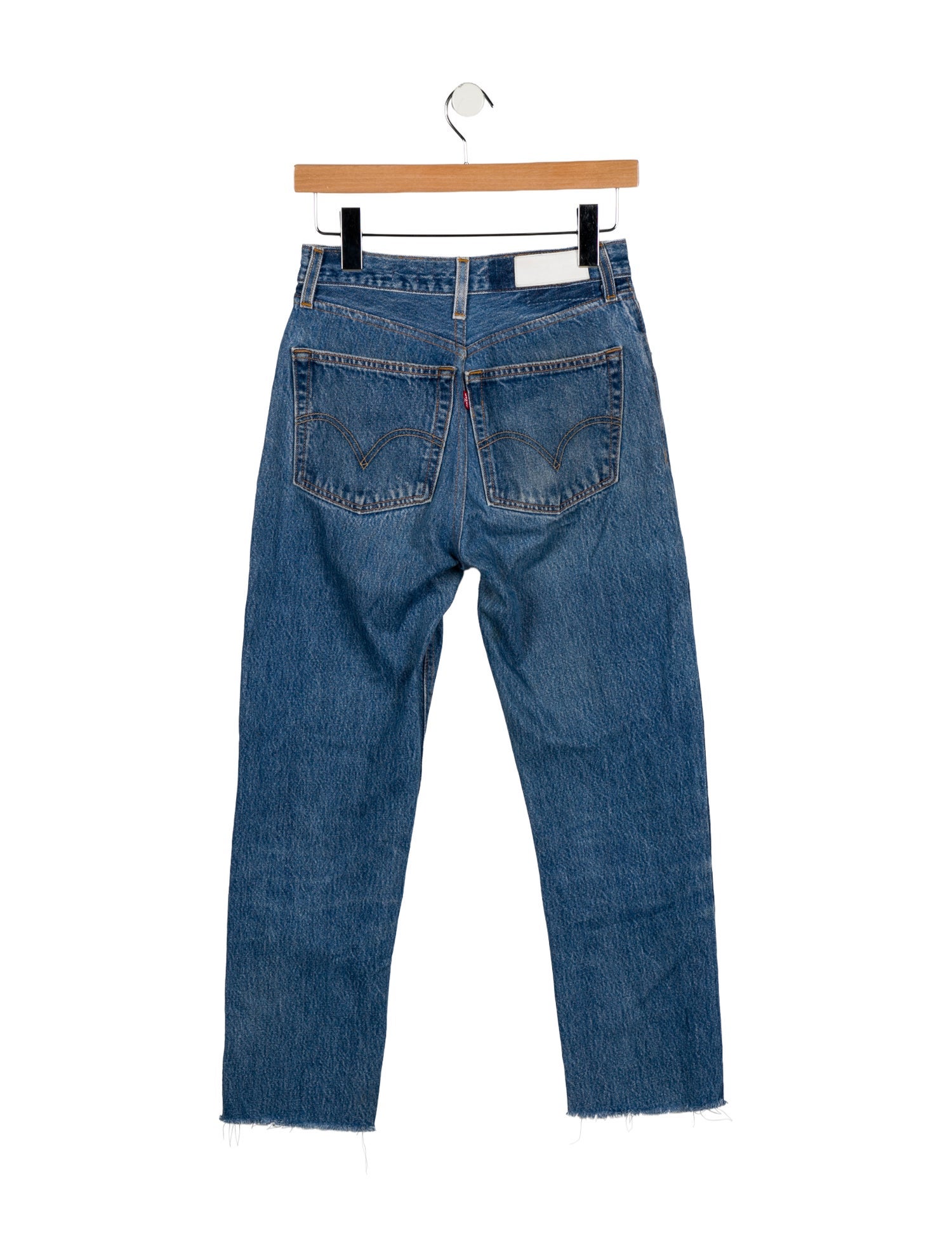 RE/DONE Mid-Rise Straight Leg Jeans