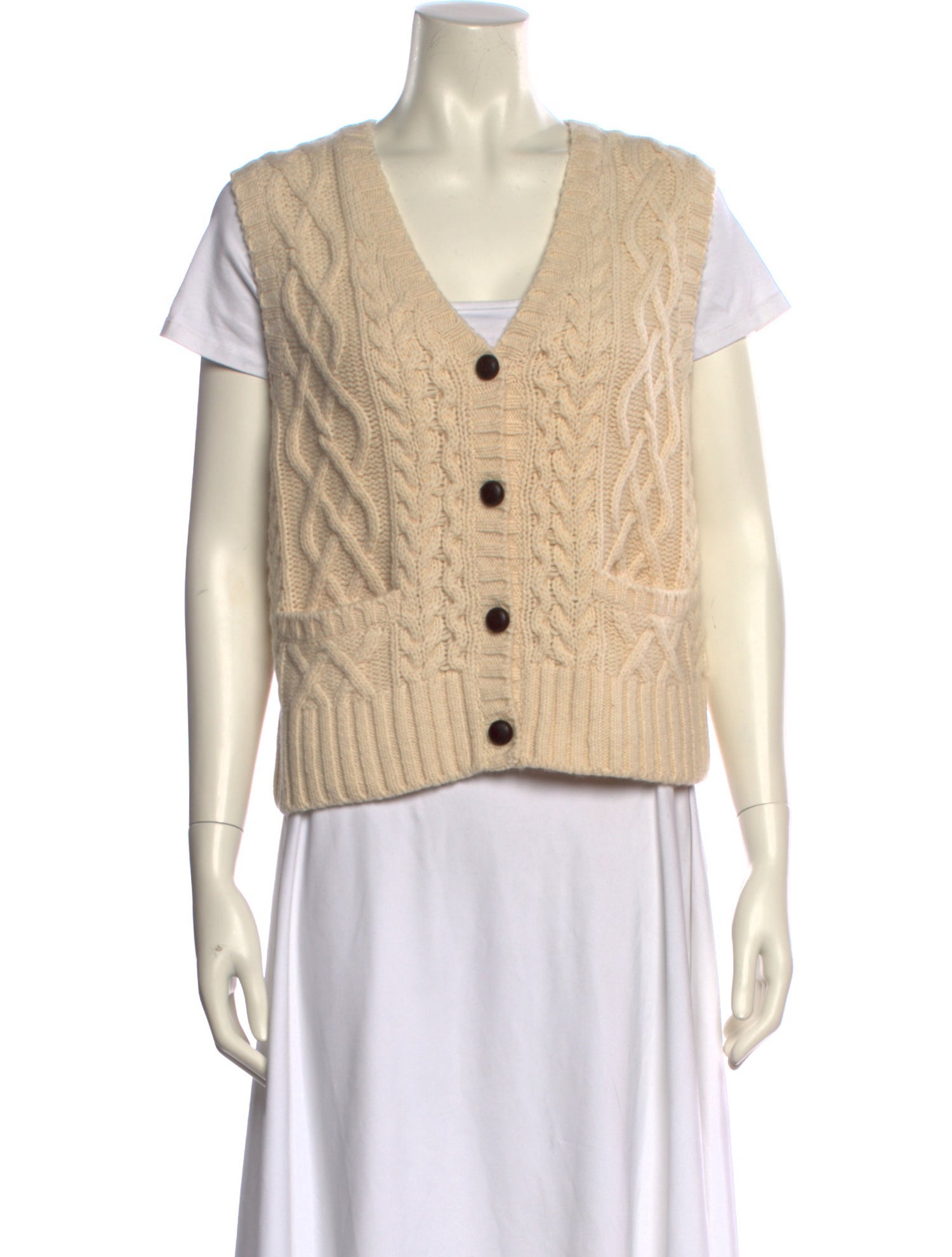 RE/DONE Wool V-Neck Sweater w/ Tags