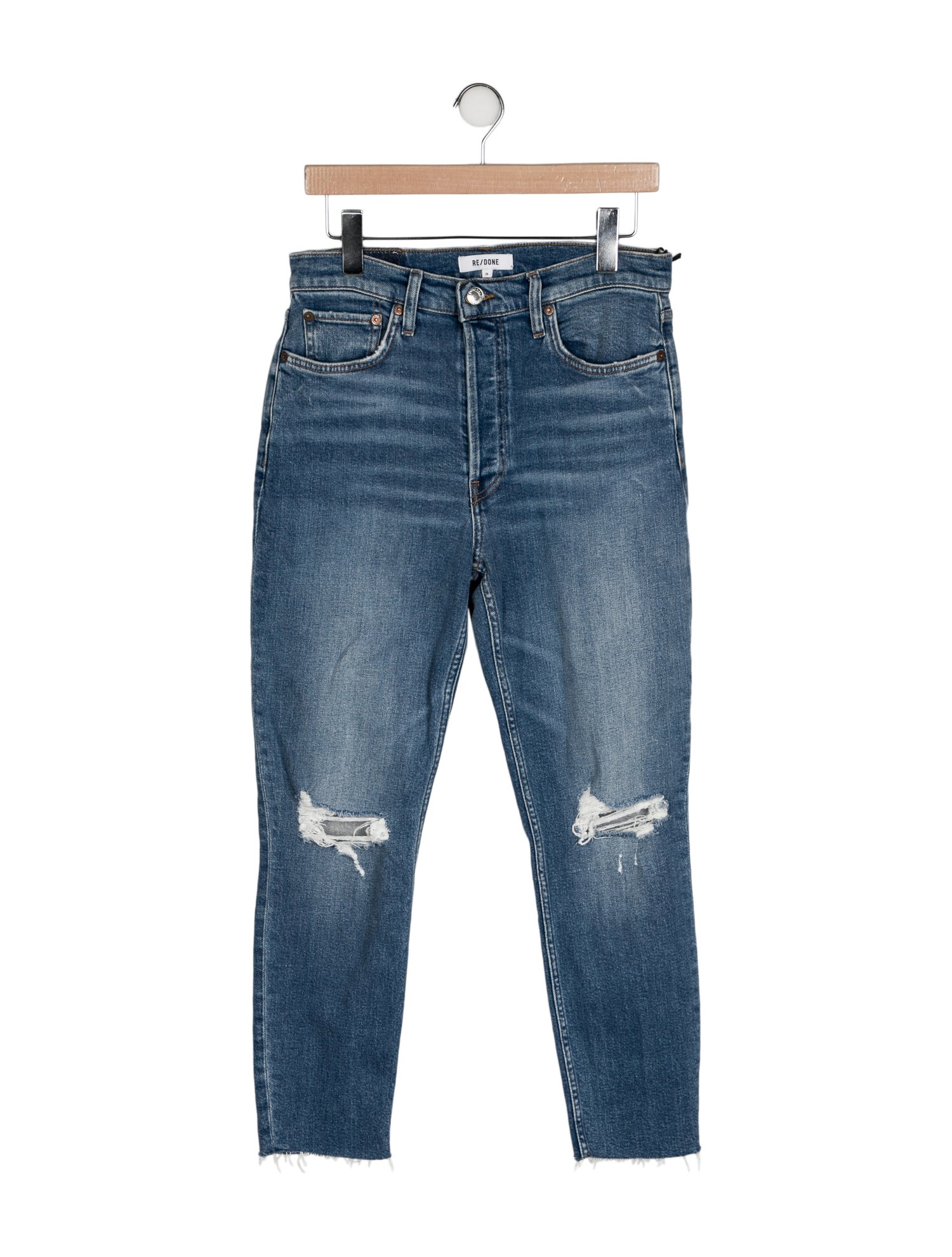 RE/DONE High-Rise Straight Leg Jeans w/ Tags