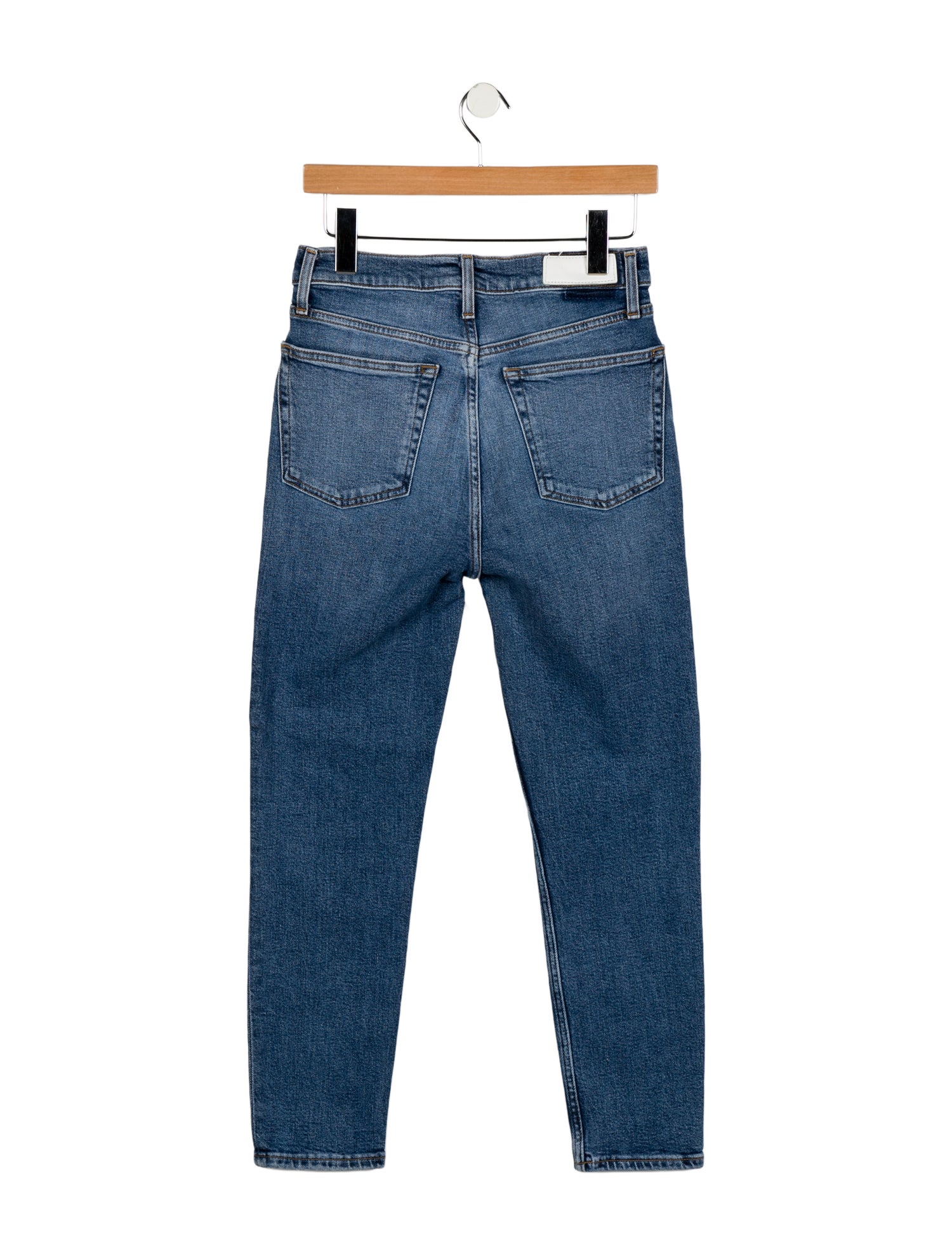 RE/DONE Mid-Rise Straight Leg Jeans