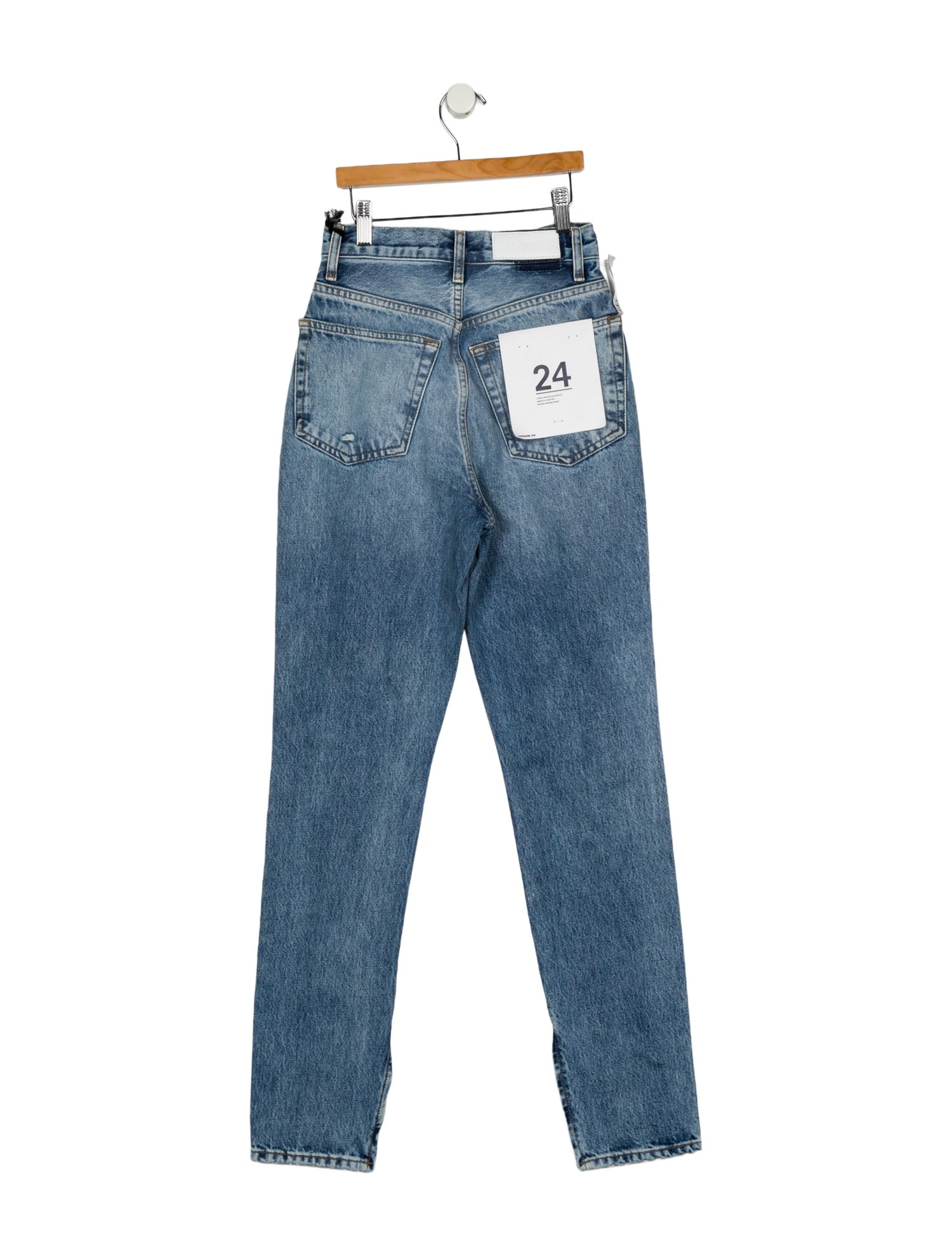 RE/DONE High-Rise Straight Leg Jeans w/ Tags