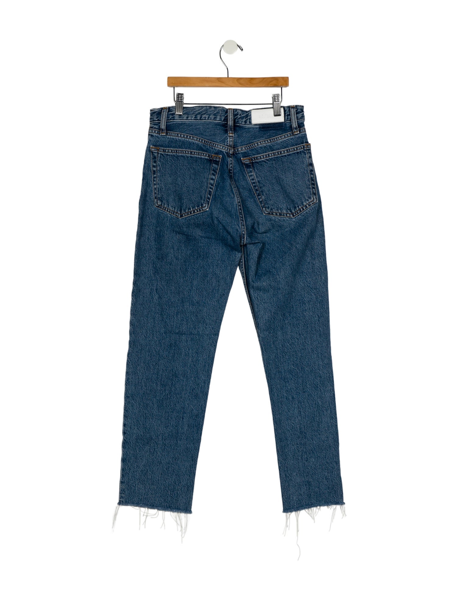 RE/DONE Mid-Rise Straight Leg Jeans