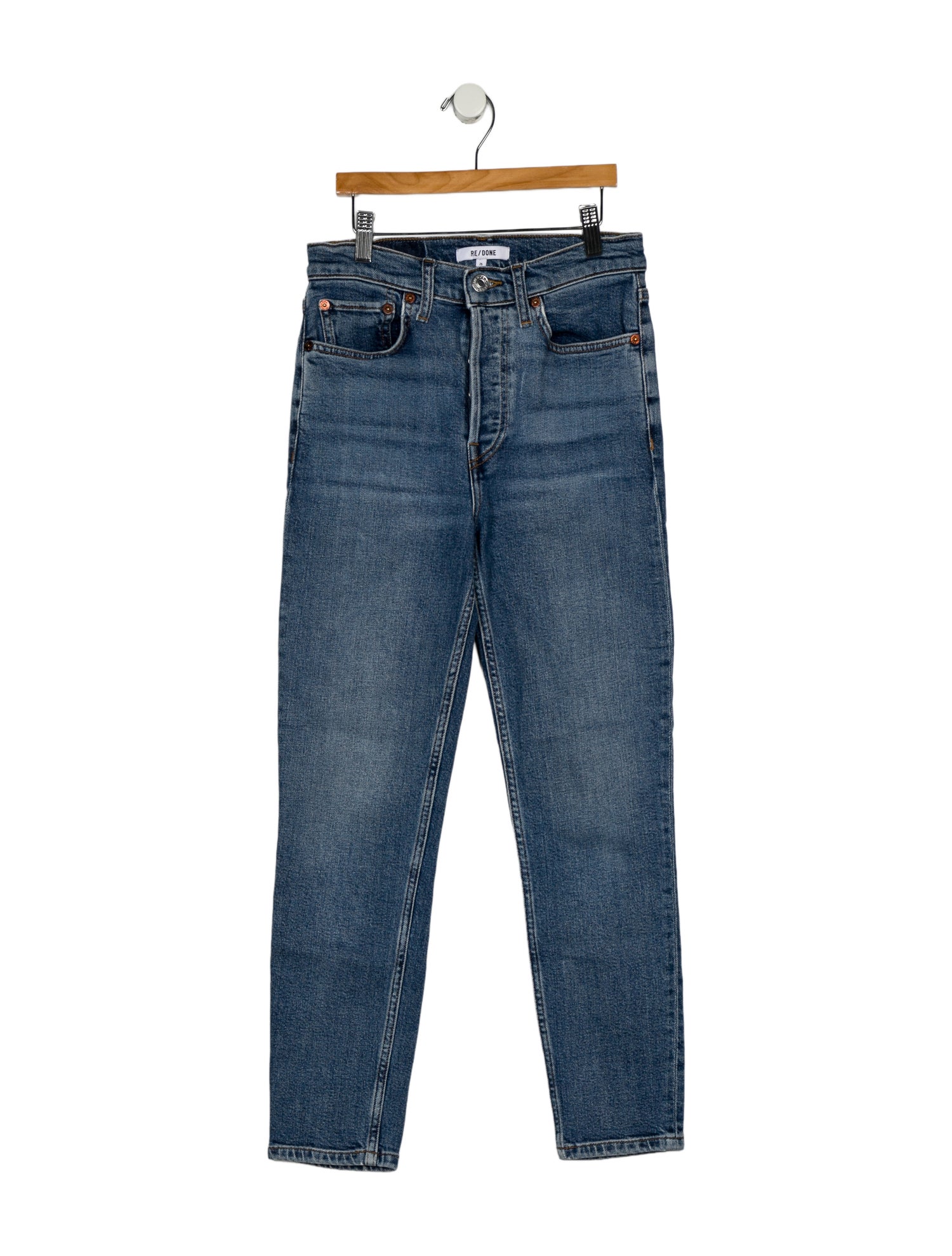 RE/DONE Mid-Rise Skinny Leg Jeans