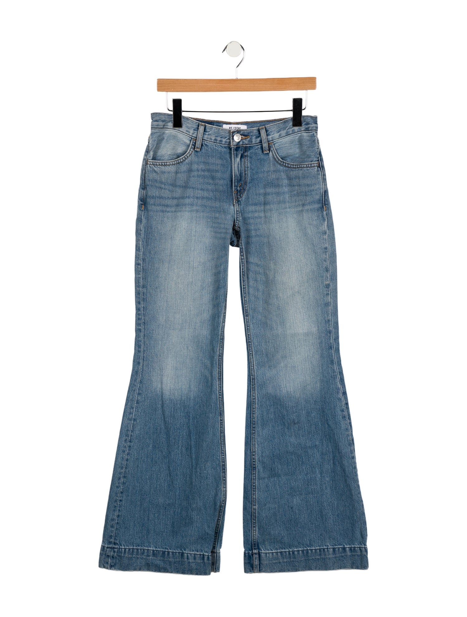 RE/DONE High-Rise Wide Leg Jeans