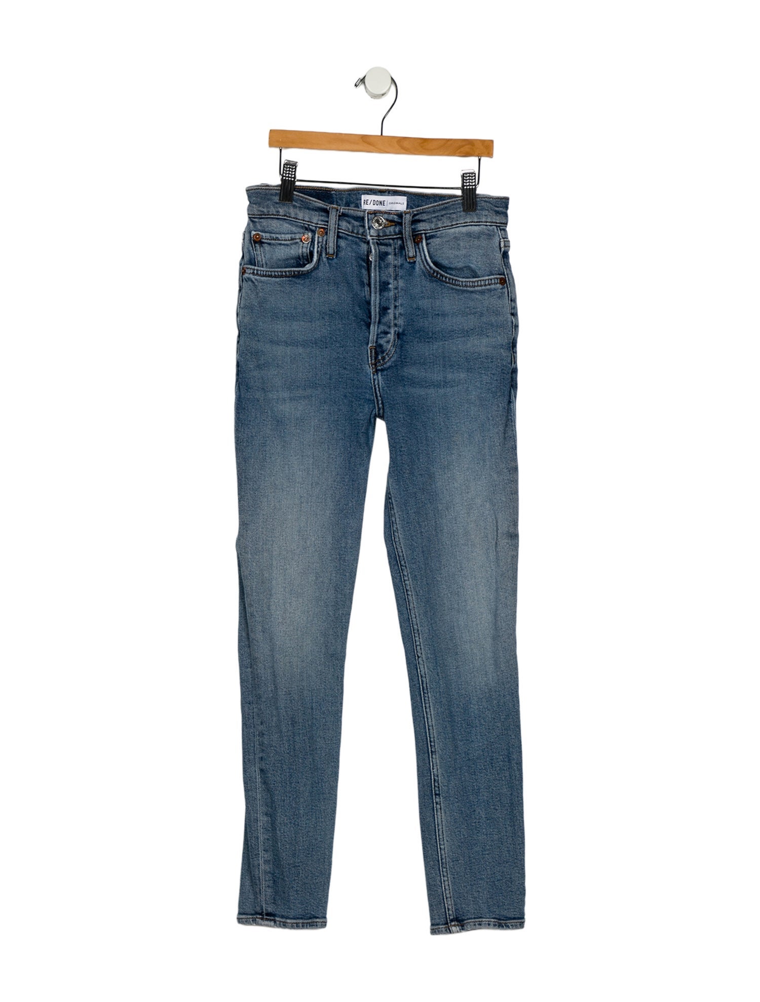 RE/DONE Mid-Rise Skinny Leg Jeans