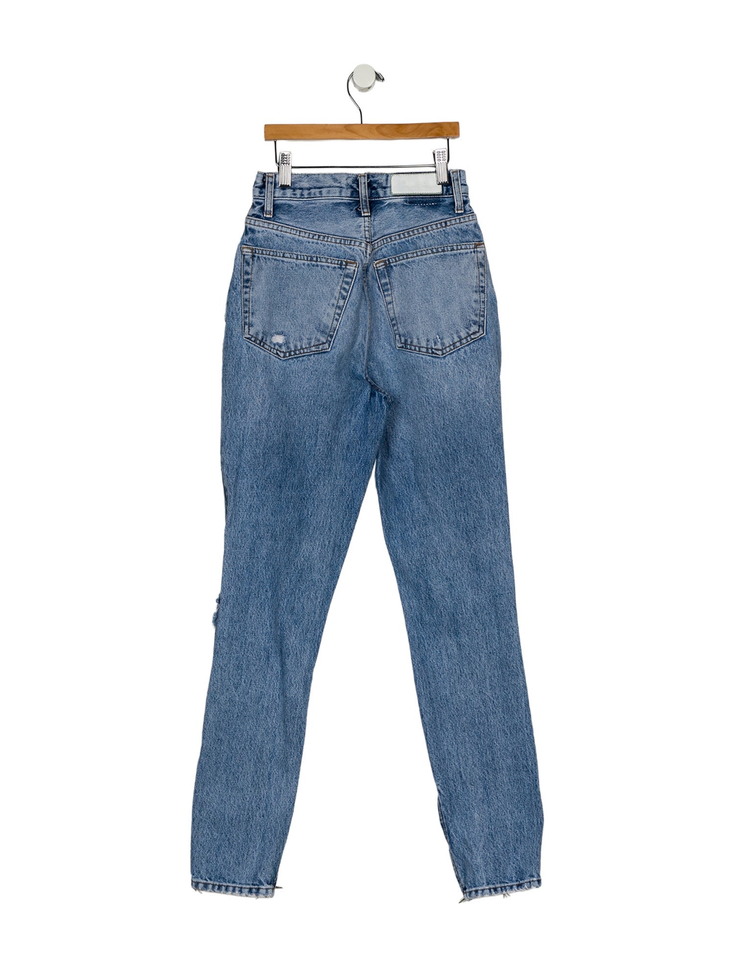RE/DONE Mid-Rise Straight Leg Jeans