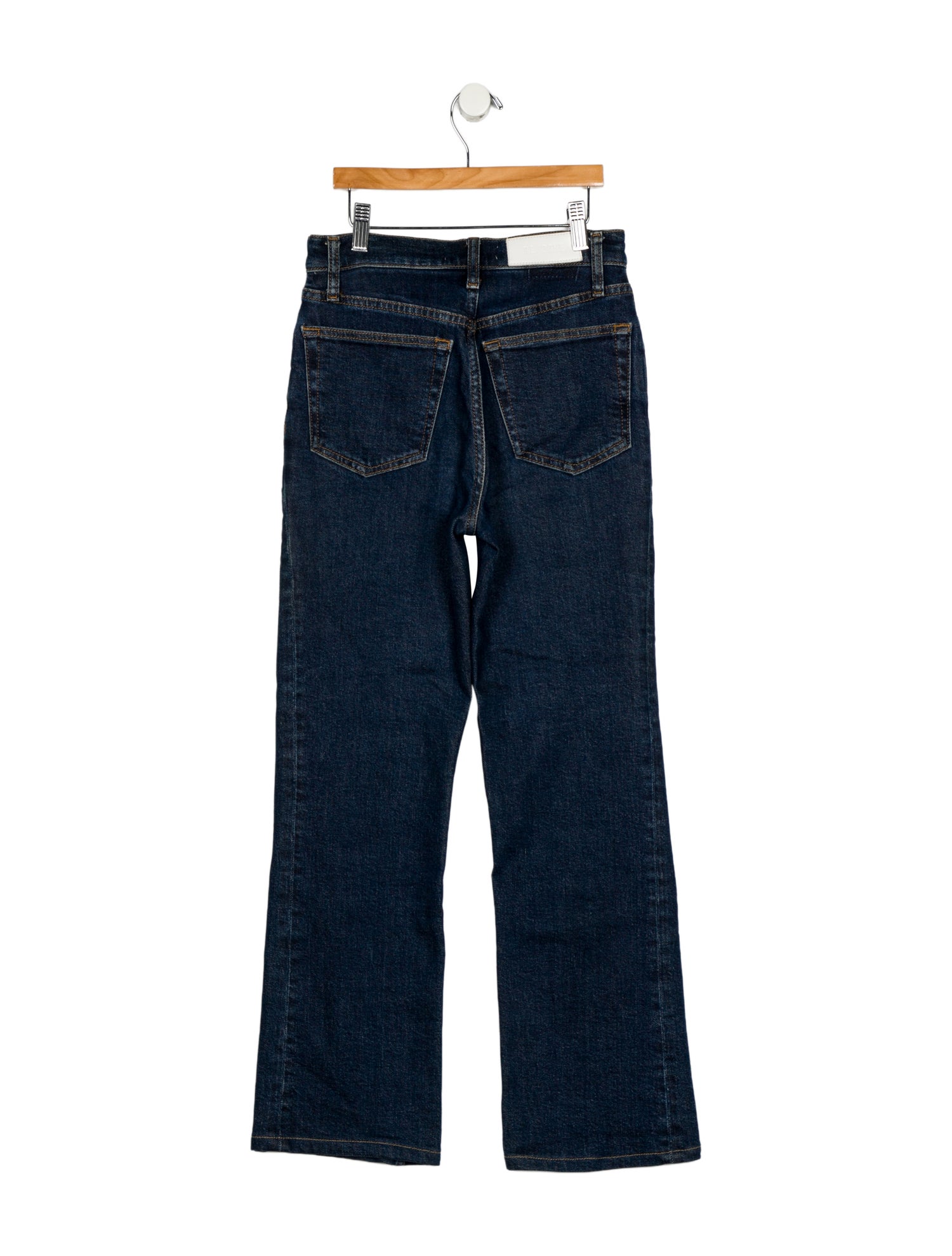 RE/DONE High-Rise Straight Leg Jeans