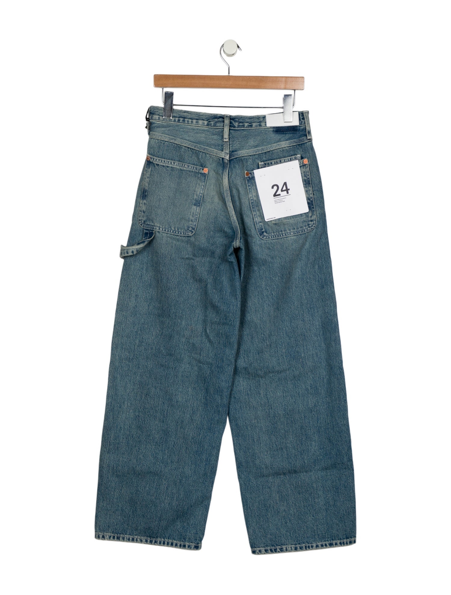 RE/DONE Mid-Rise Wide Leg Jeans w/ Tags