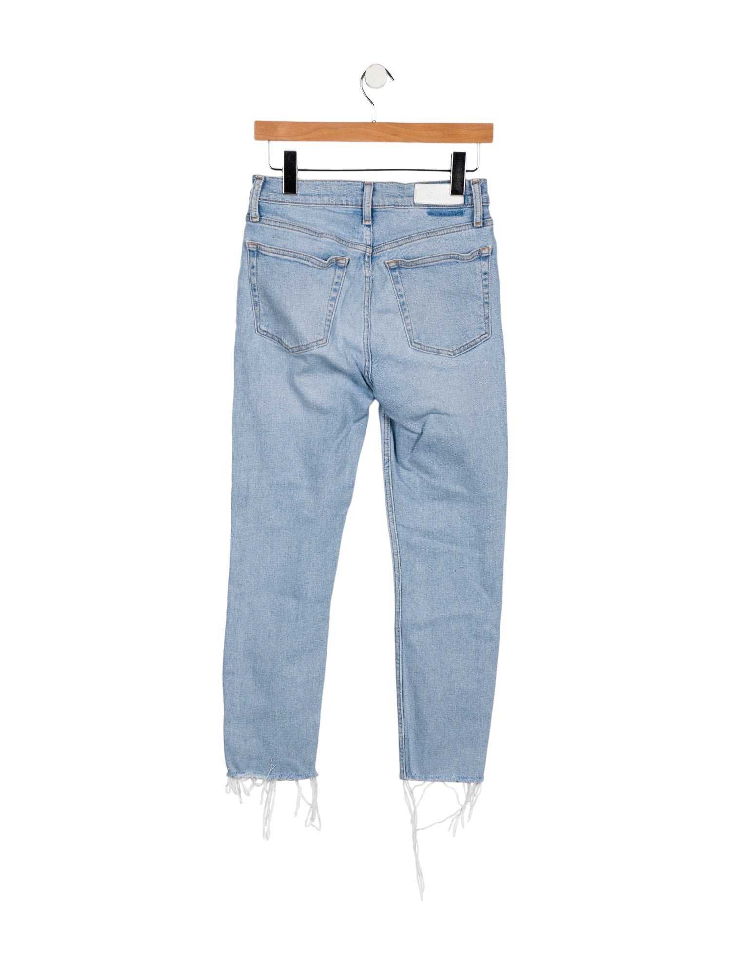 RE/DONE High-Rise Straight Leg Jeans