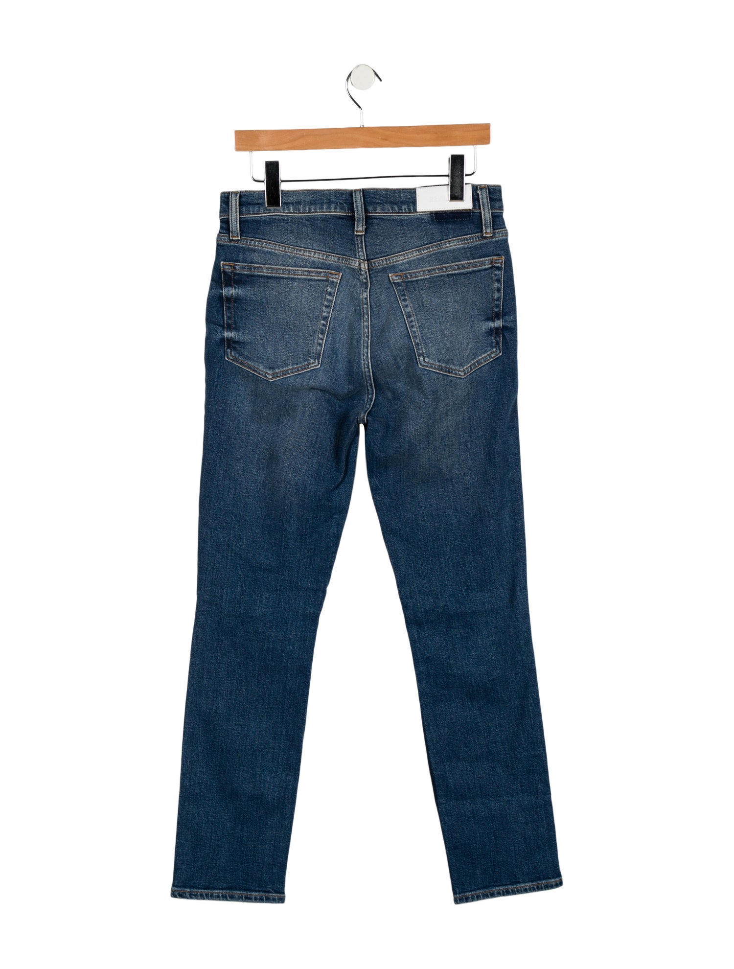 RE/DONE Mid-Rise Straight Leg Jeans