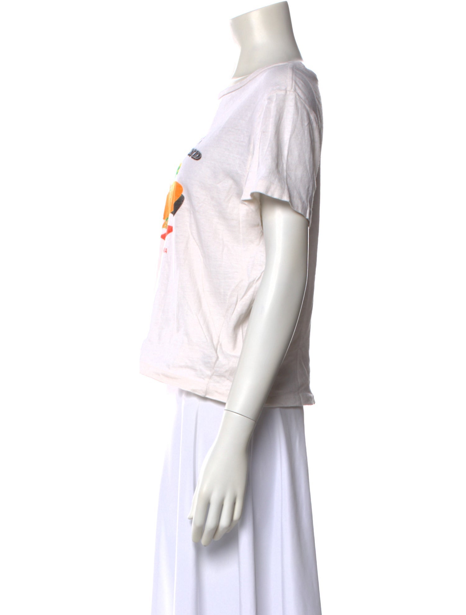 RE/DONE Graphic Print Crew Neck T-Shirt