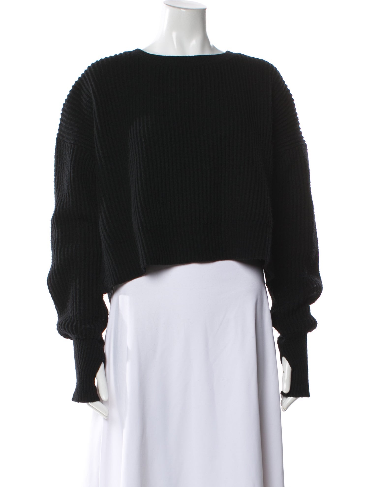 RE/DONE Wool Bateau Neckline Sweater