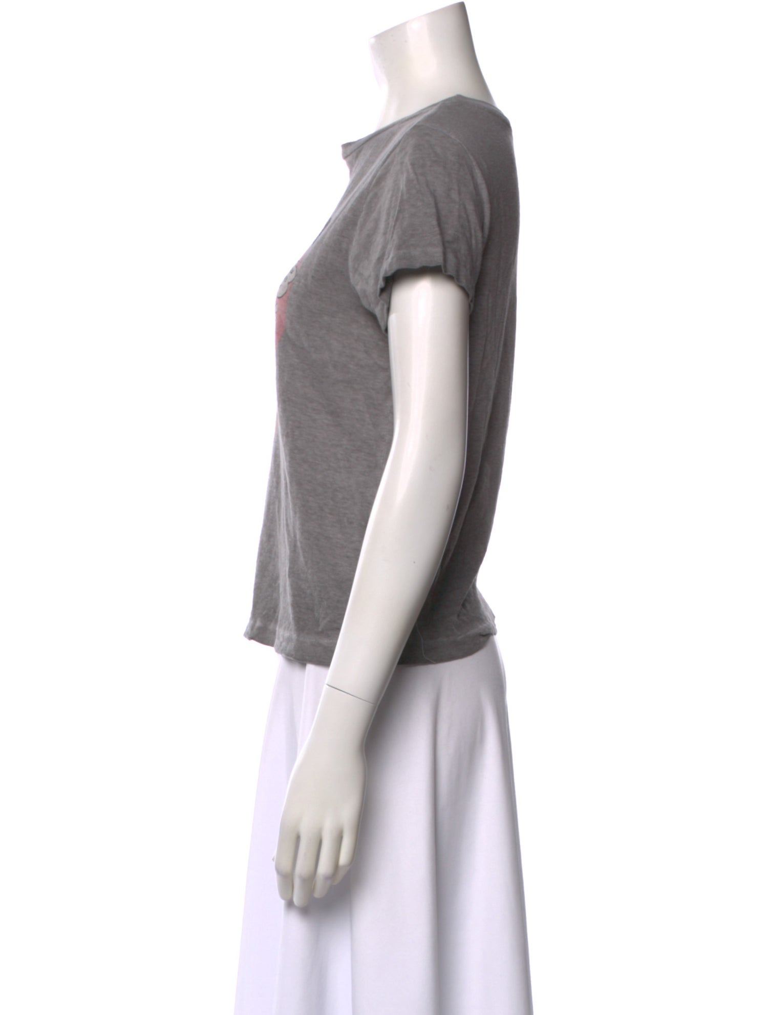 RE/DONE Graphic Print Crew Neck T-Shirt