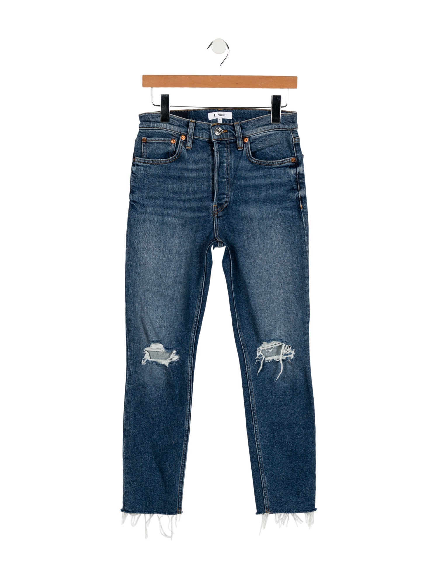 RE/DONE Mid-Rise Skinny Leg Jeans