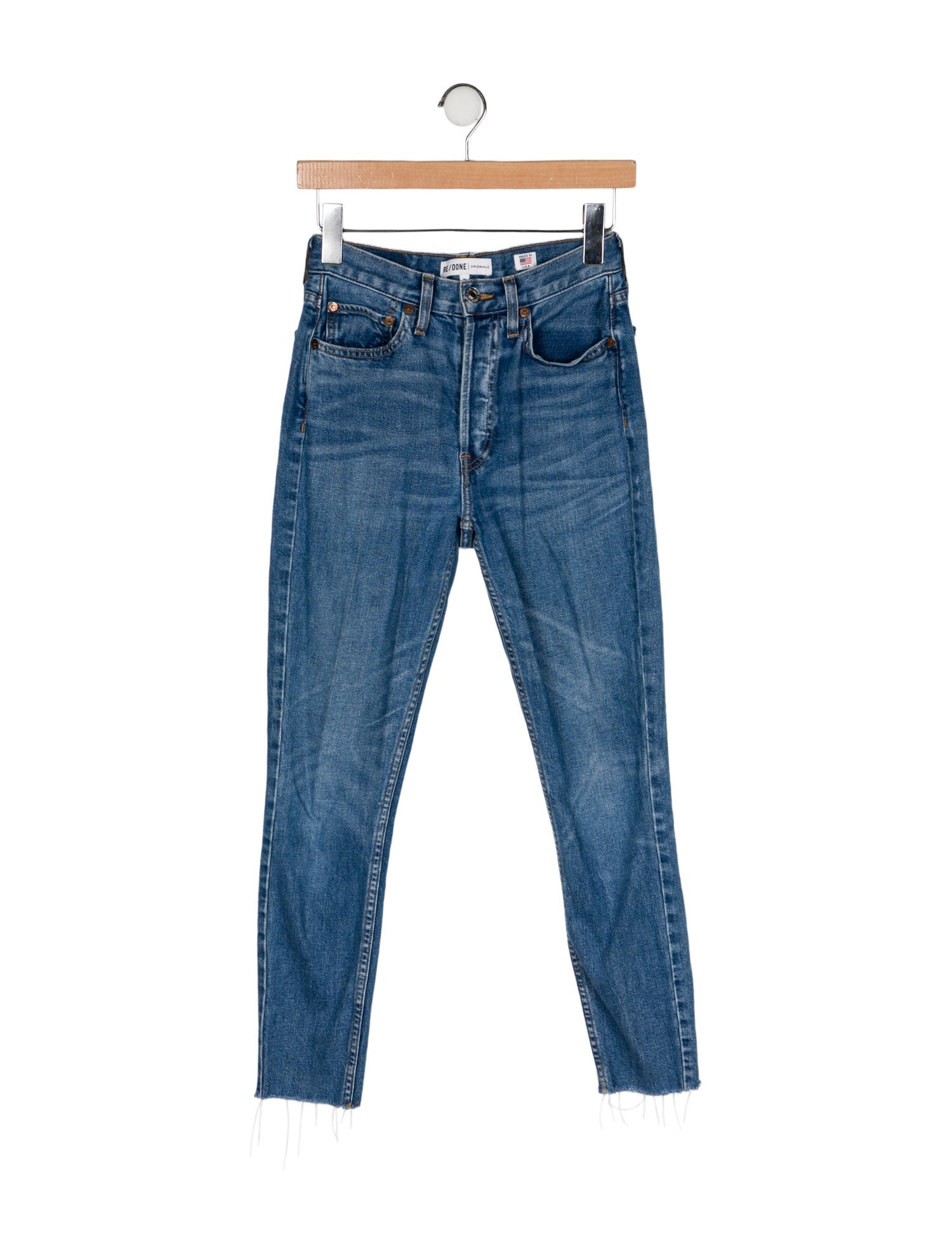 RE/DONE Mid-Rise Skinny Leg Jeans