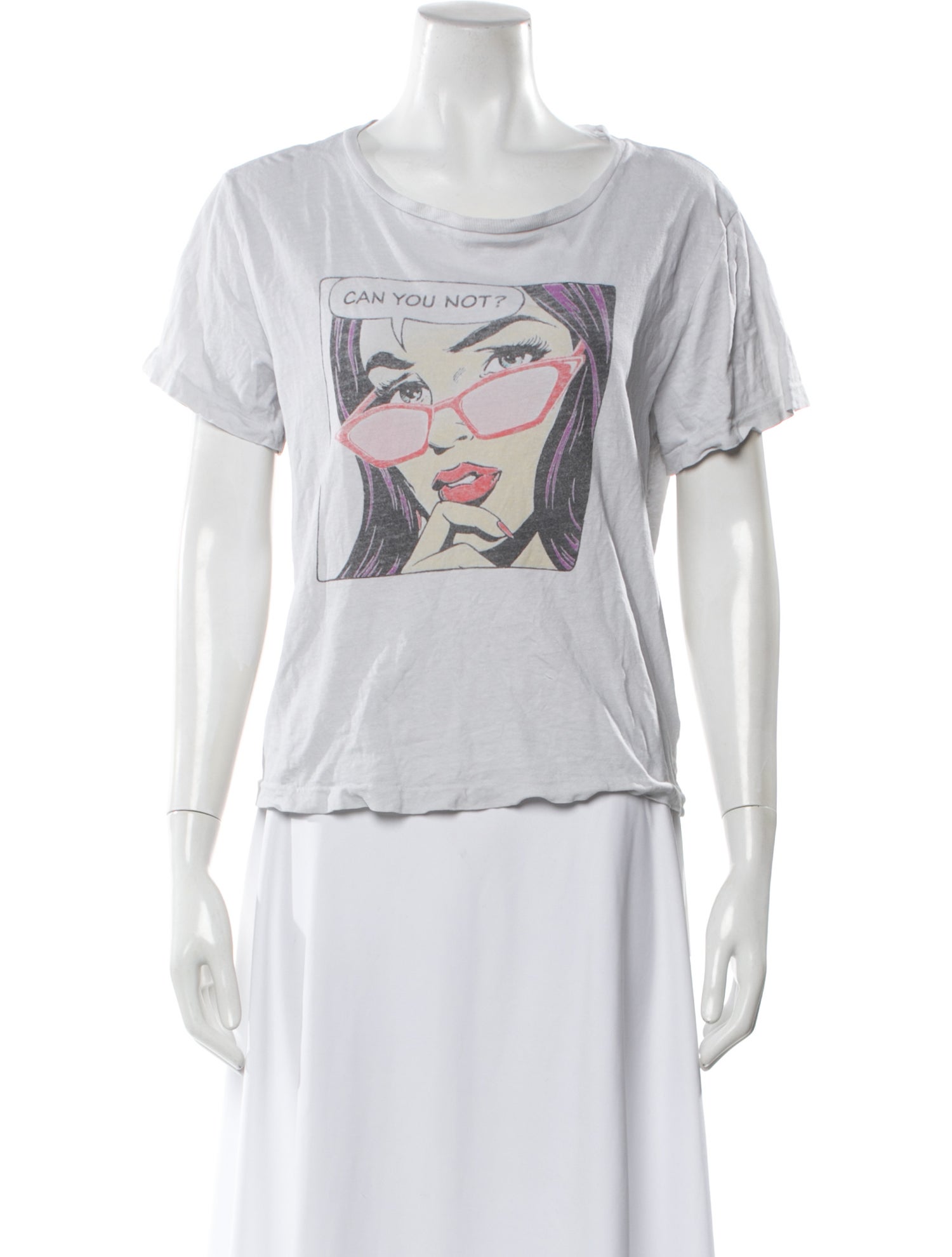 RE/DONE Graphic Print Crew Neck T-Shirt