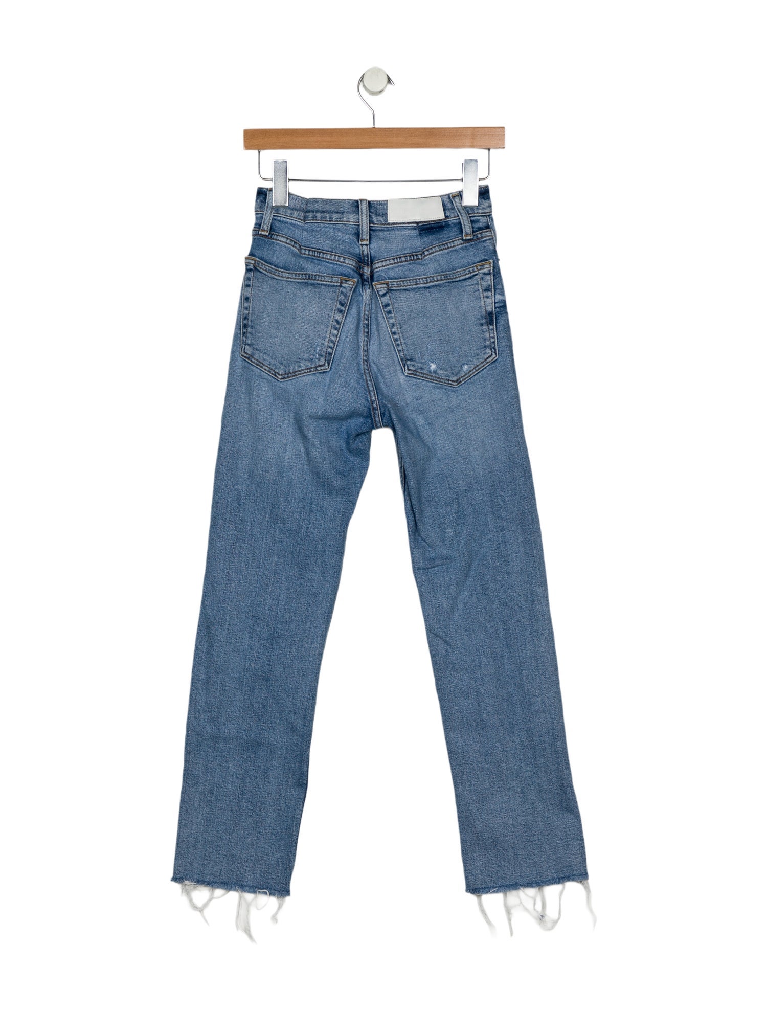 RE/DONE Mid-Rise Straight Leg Jeans