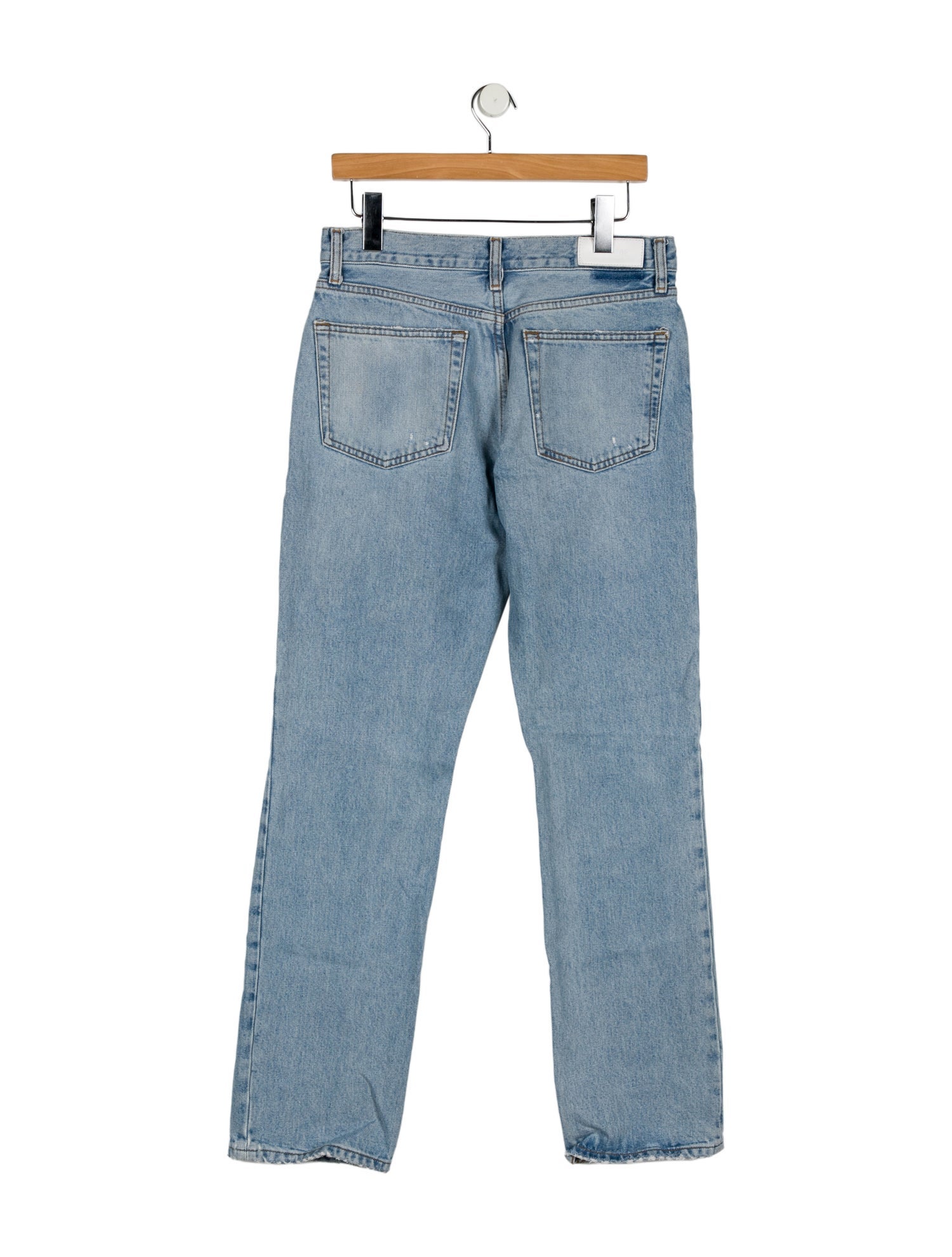 RE/DONE Mid-Rise Straight Leg Jeans