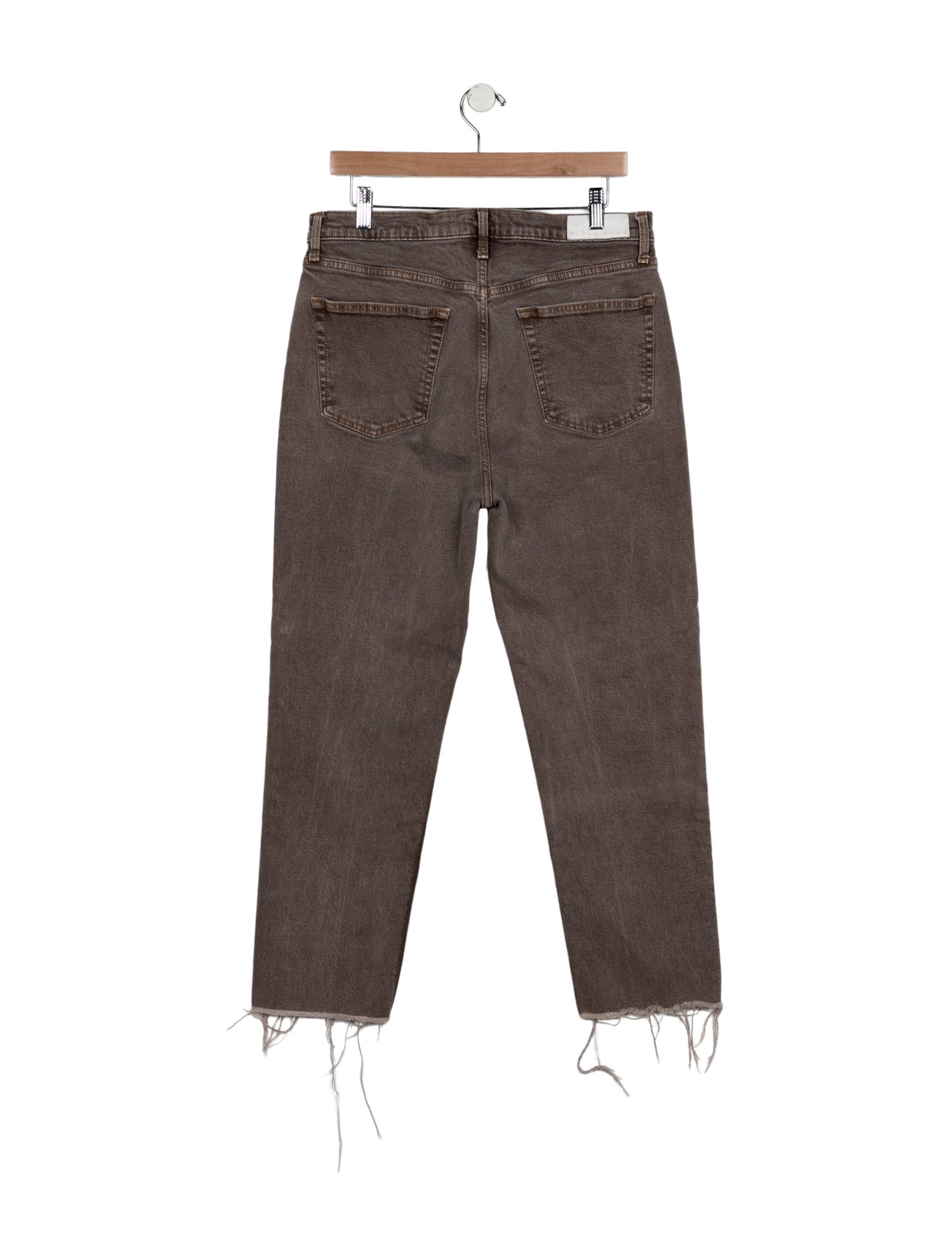 RE/DONE High-Rise Straight Leg Jeans