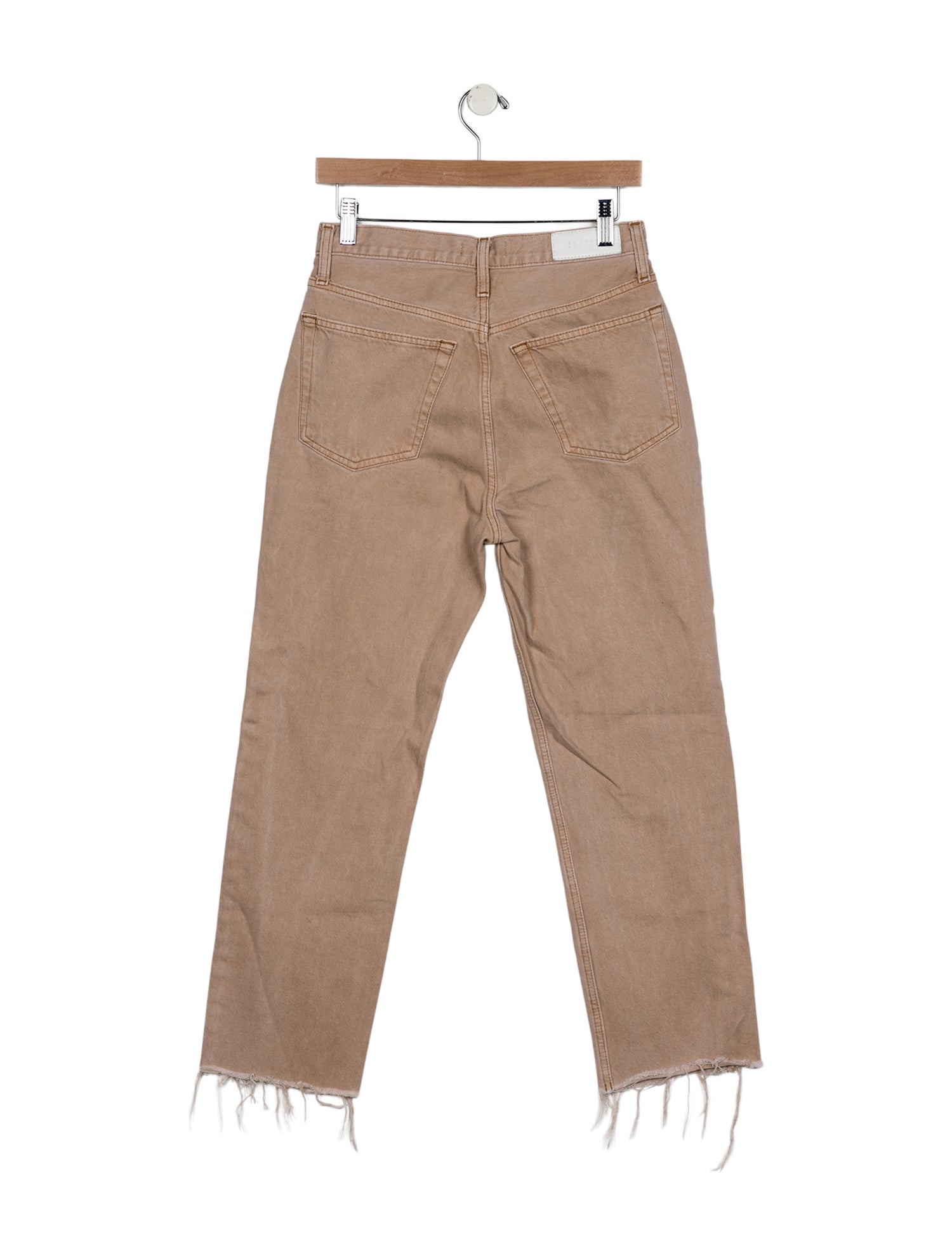 RE/DONE High-Rise Straight Leg Jeans