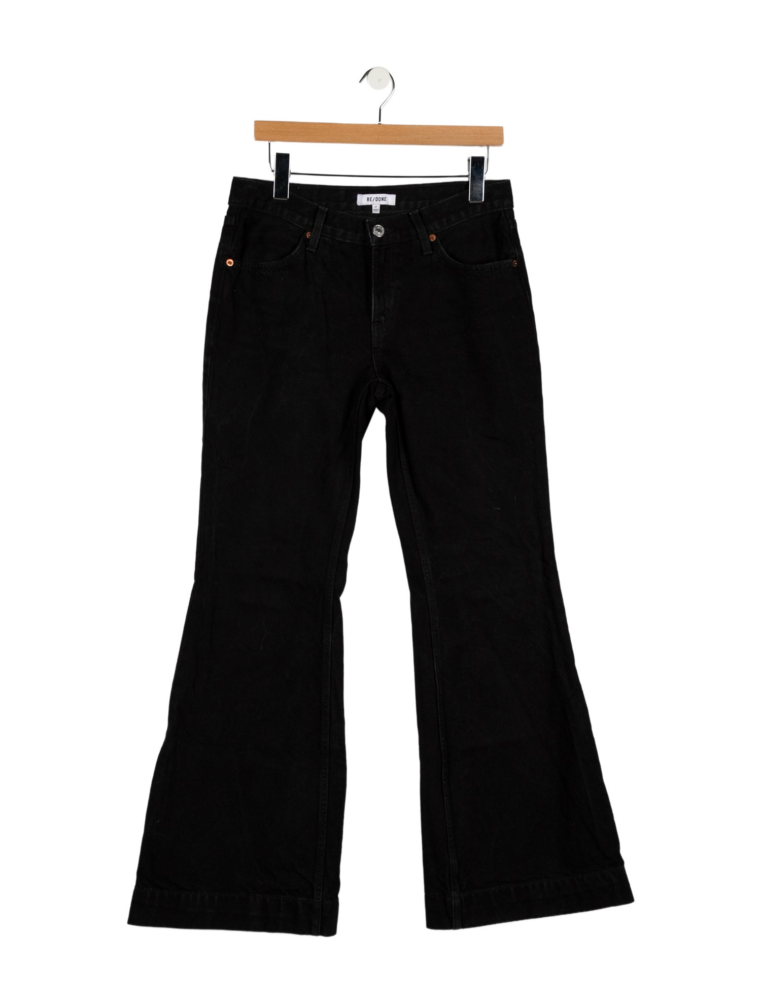 RE/DONE Mid-Rise Wide Leg Jeans